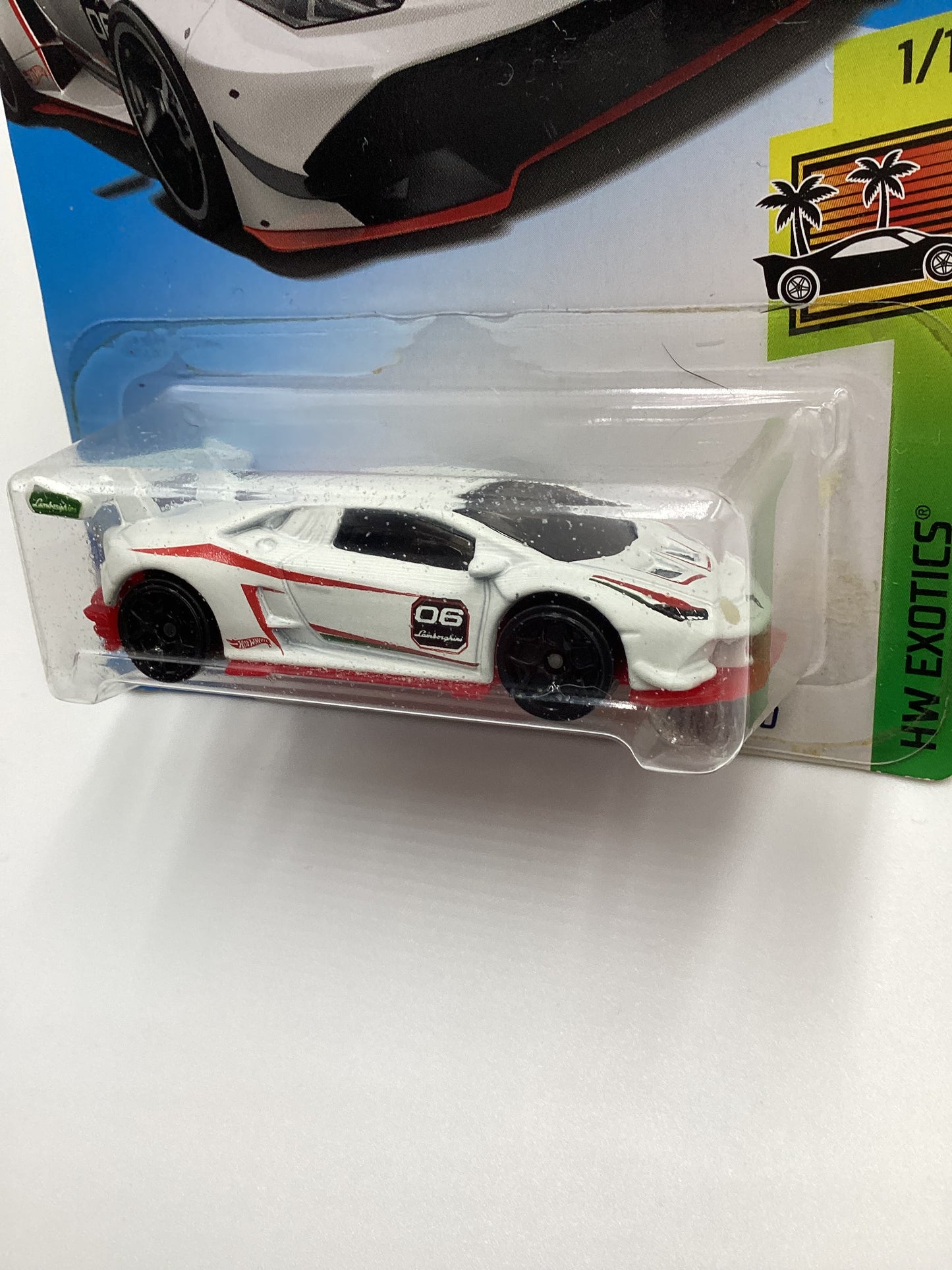 2018 Hot Wheels #150 Lamborghini Huracan LP 620-2 Super Trofeo White 101C