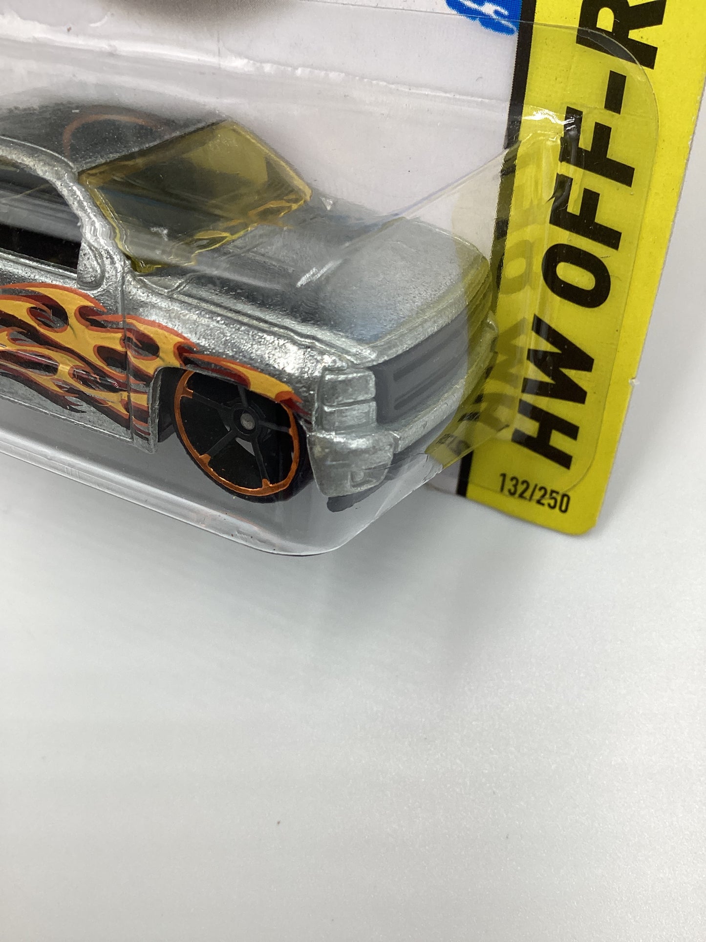 2014 Hot Wheels Off-Road #132 Zamac Chevy Silverado W/Protector *See Description*
