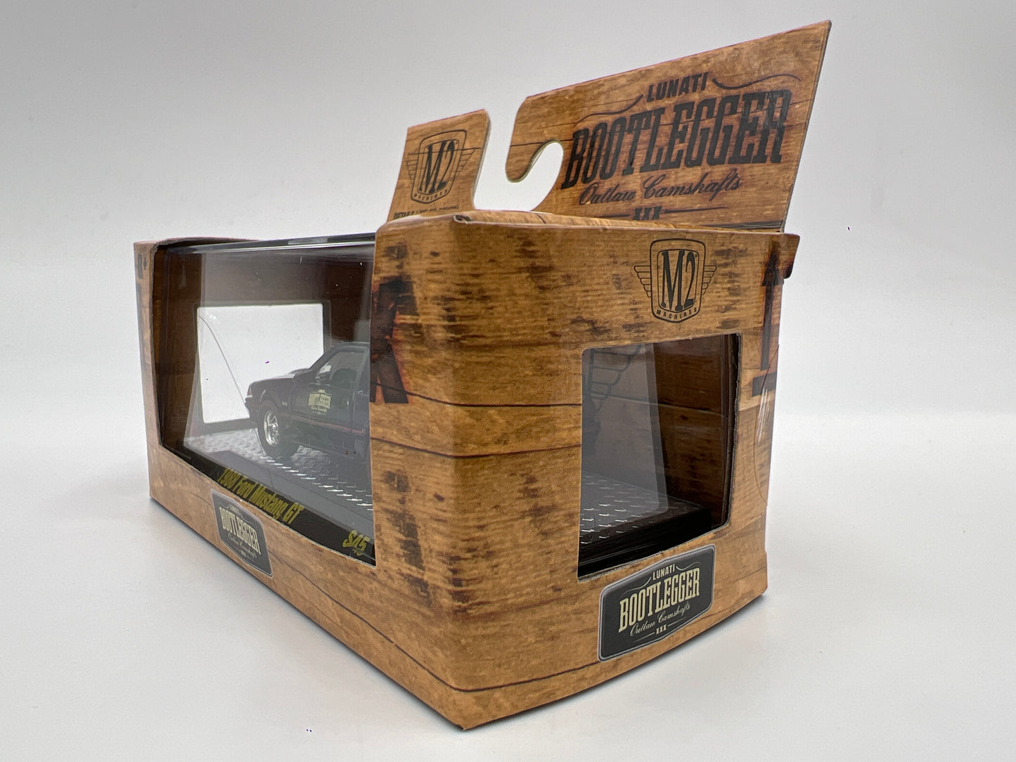M2 Machines Bootlegger 1988 Ford Mustang GT Black S45