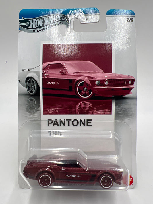 Hot Wheels Silver Series Pantone 195 #2 69 Ford Mustang Boss 302  Maroon