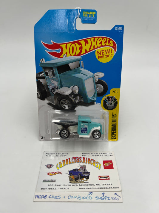 2017 Hot Wheels Experimotors #101 Gotta Go Blue 120H