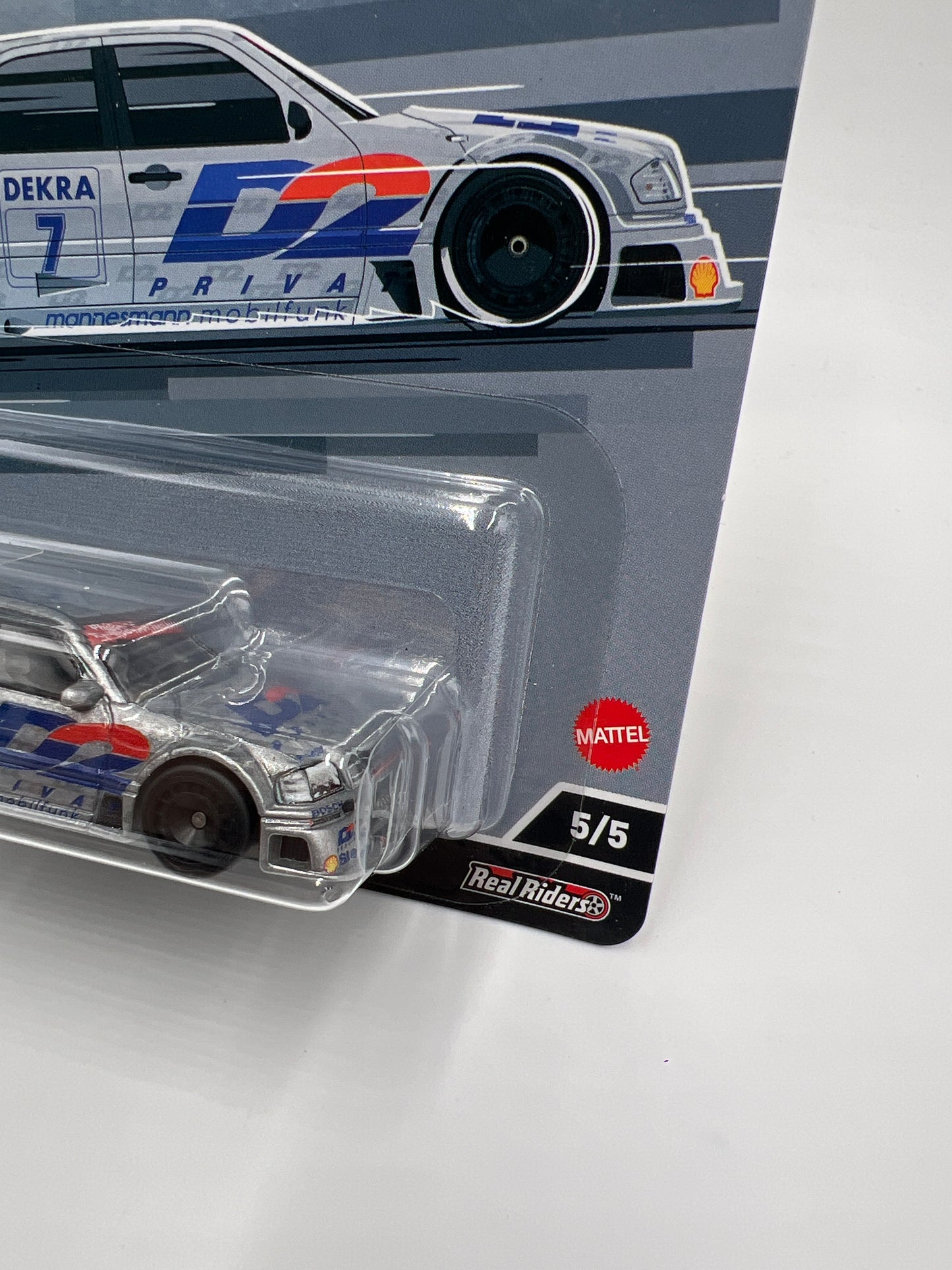 Hot Wheels Premium Deutschland Design #5 1994 AMG-Mercedes C-Class DTM Touring Car Silver 253D