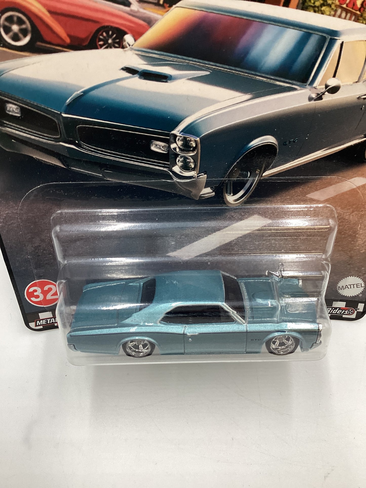 Hot Wheels Boulevard #32 66 Pontiac GTO Light Blue 260H