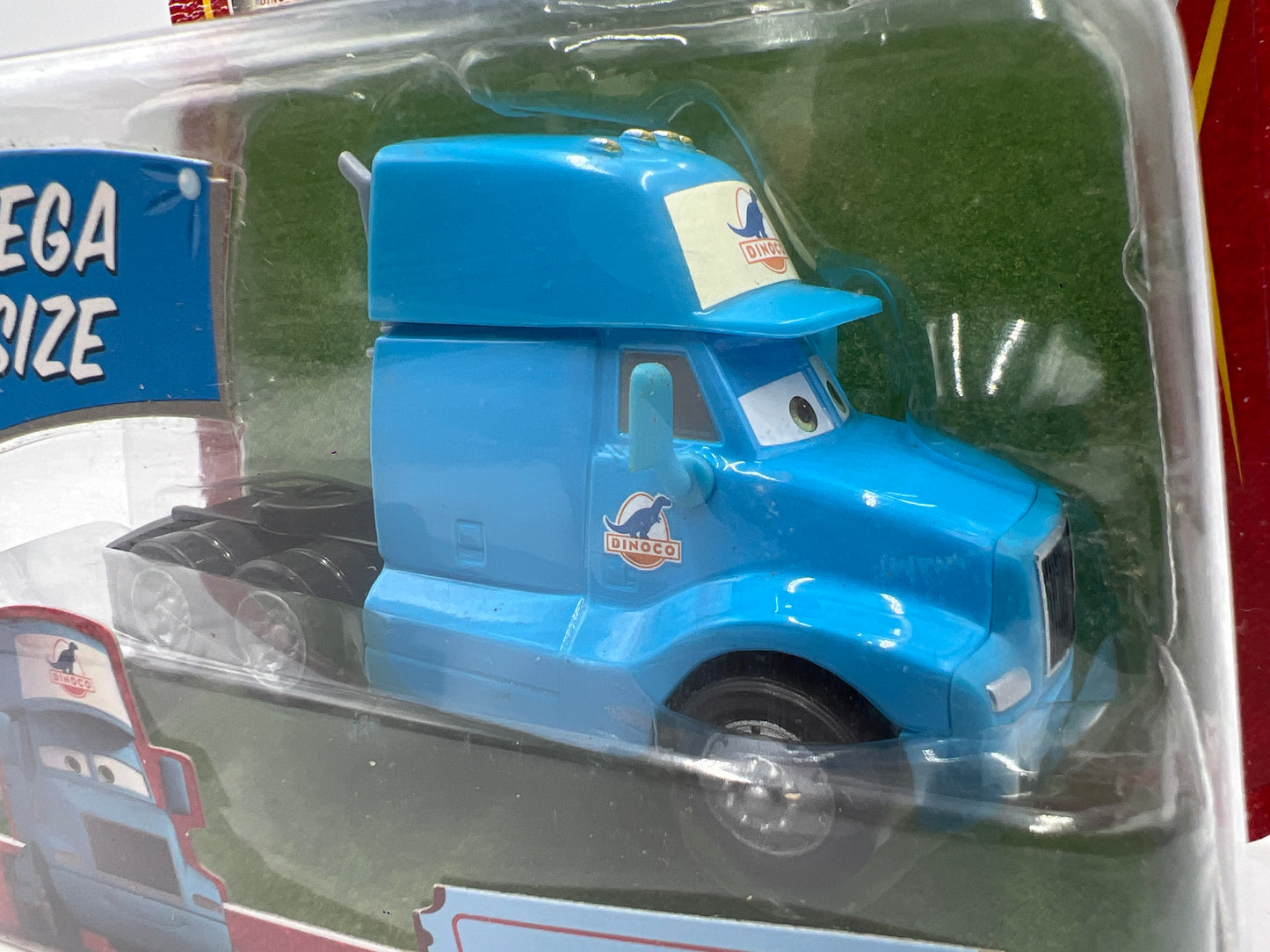 Disney Pixar The World Of Cars Race O Rama #10 Mega Size Gray Semi Dinoco 141F