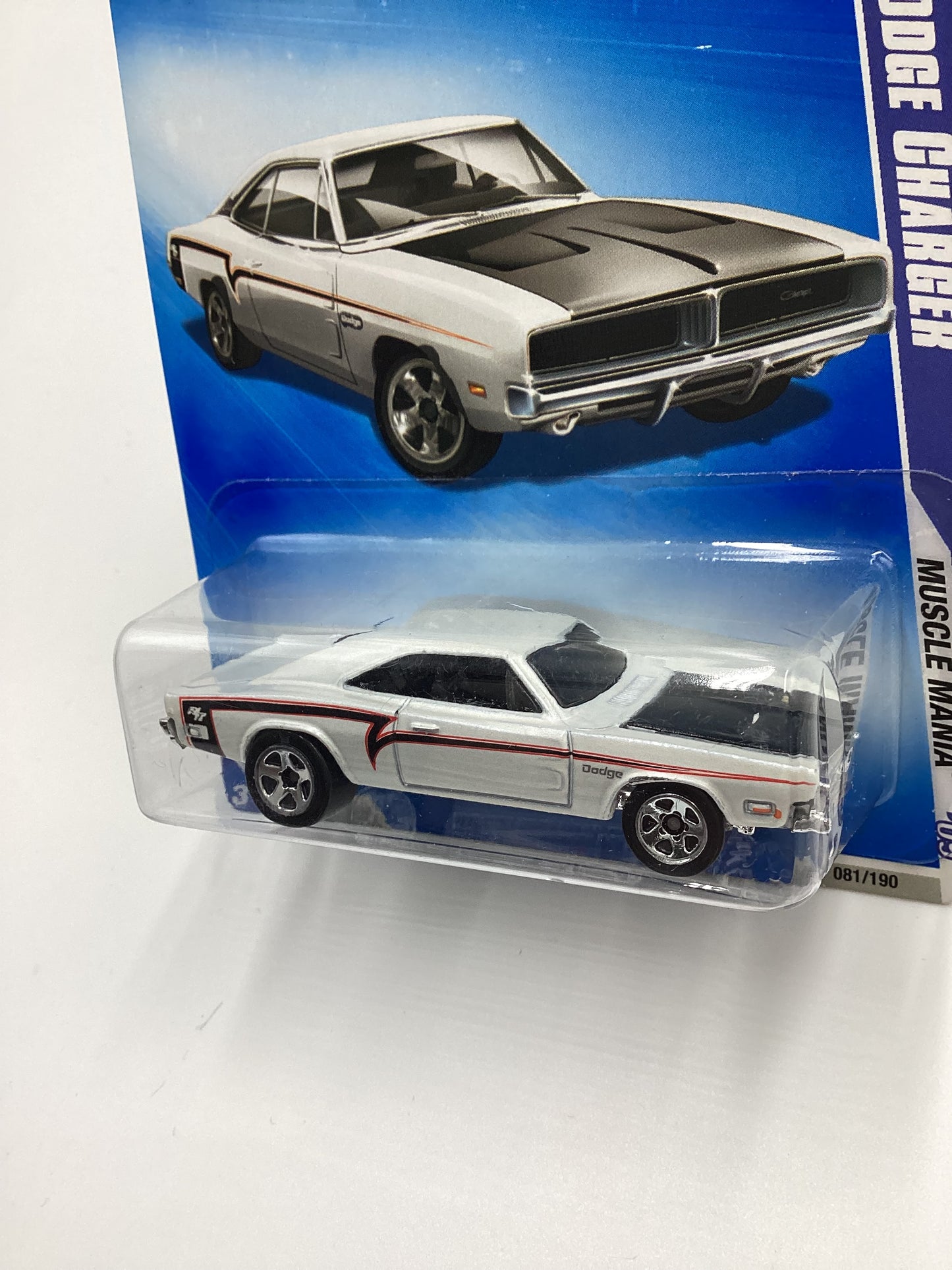 2009 Hot Wheels #081 69 Dodge Charger Kmart Exclusive 239C