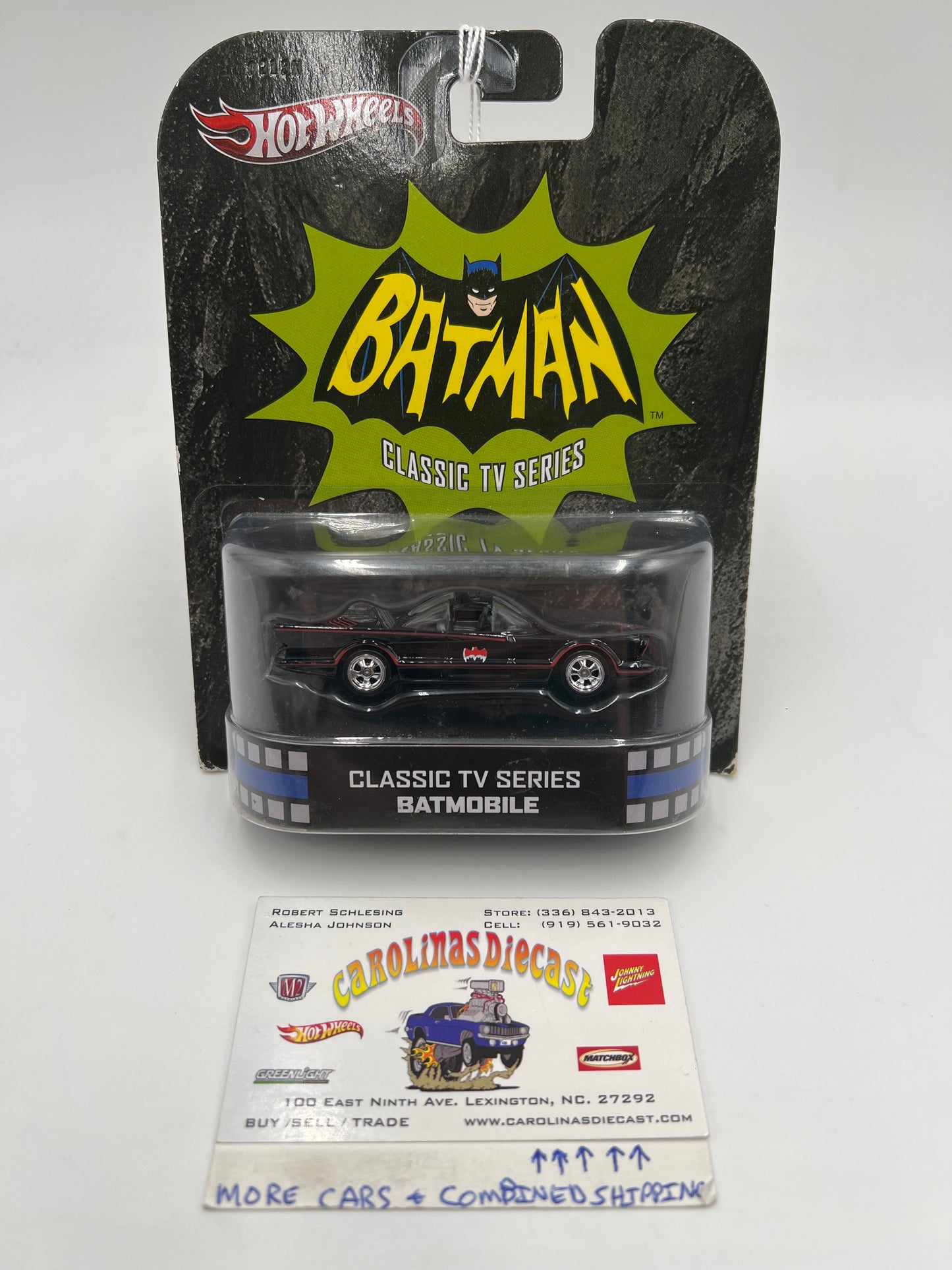 2013 Hot Wheels Retro Entertainment Classic TV Series Batmobile Black 243C