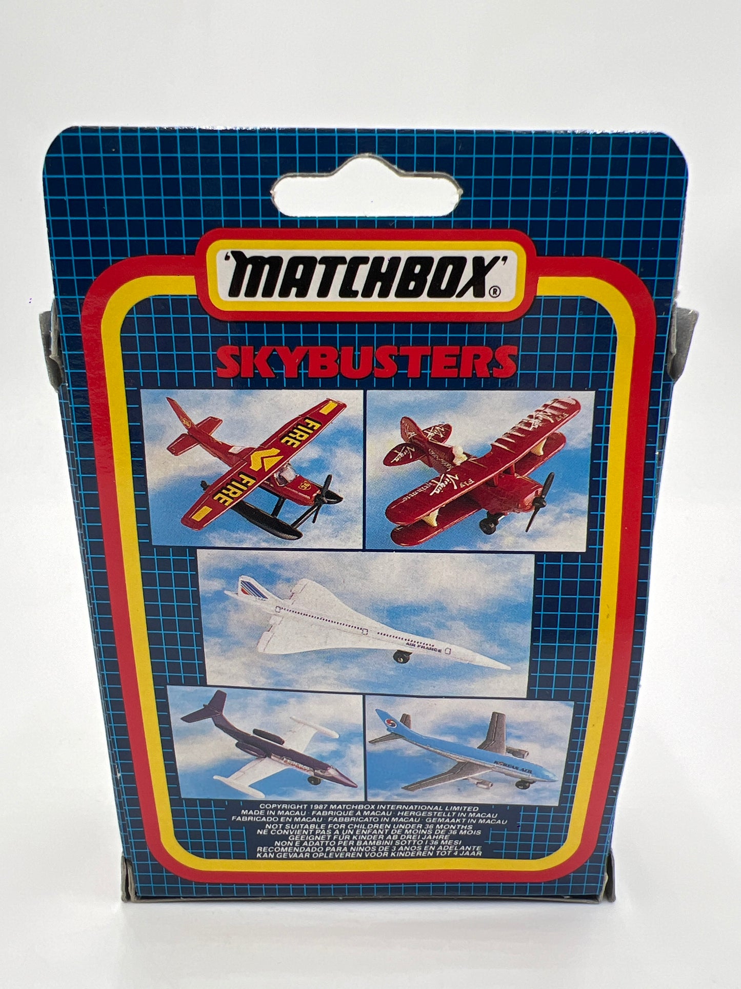 Matchbox Skybusters SB-1 Lear Jet QX-Press