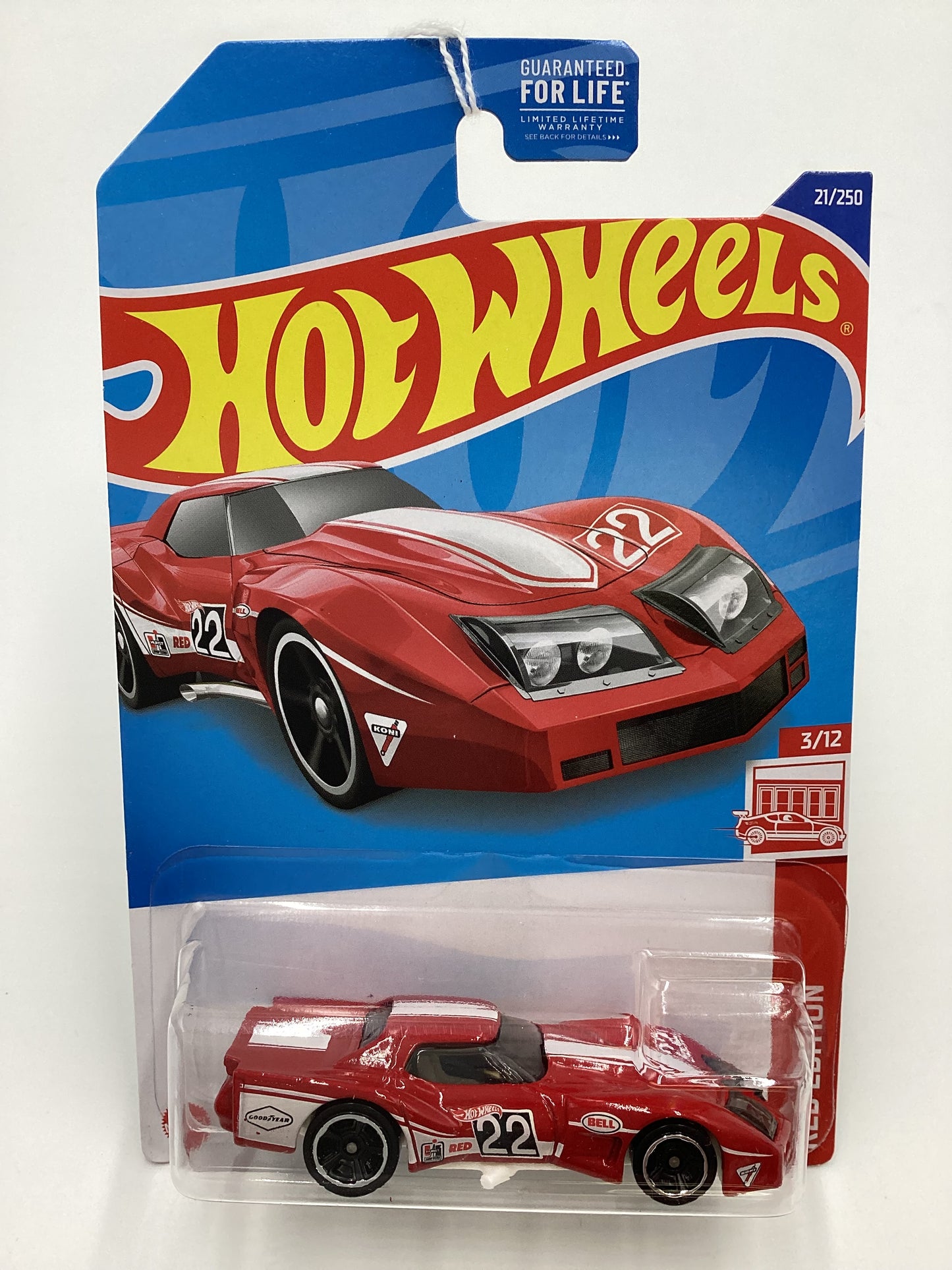 2022 Hot wheels Red Edition 76 Greenwood Corvette #21 149i