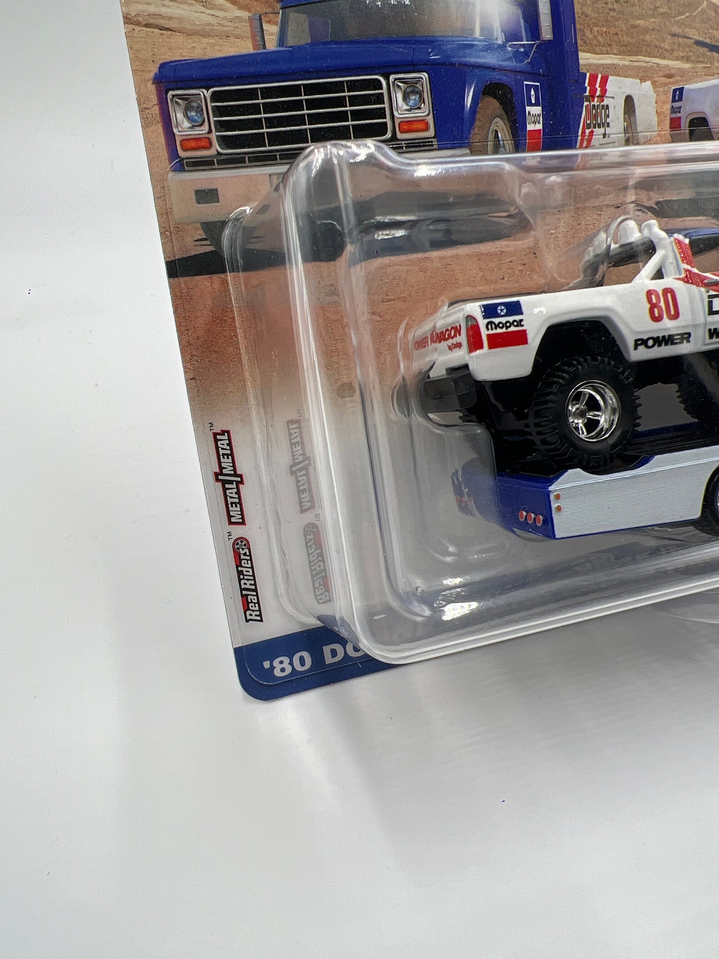 Hot Wheels Team Transport #51 80 Dodge Macho Power Wagon / Retro Rig 279E