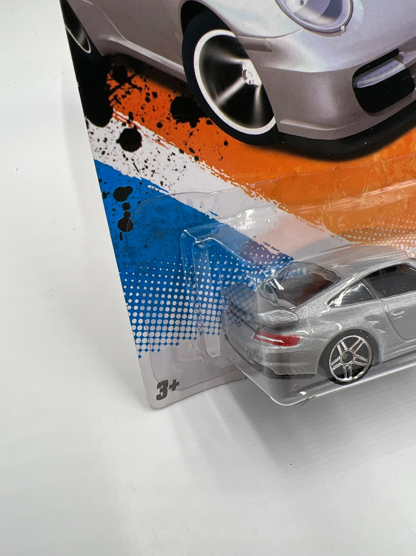2010 Hot Wheels New Models #14 Porsche 911 GT2 Silver SR