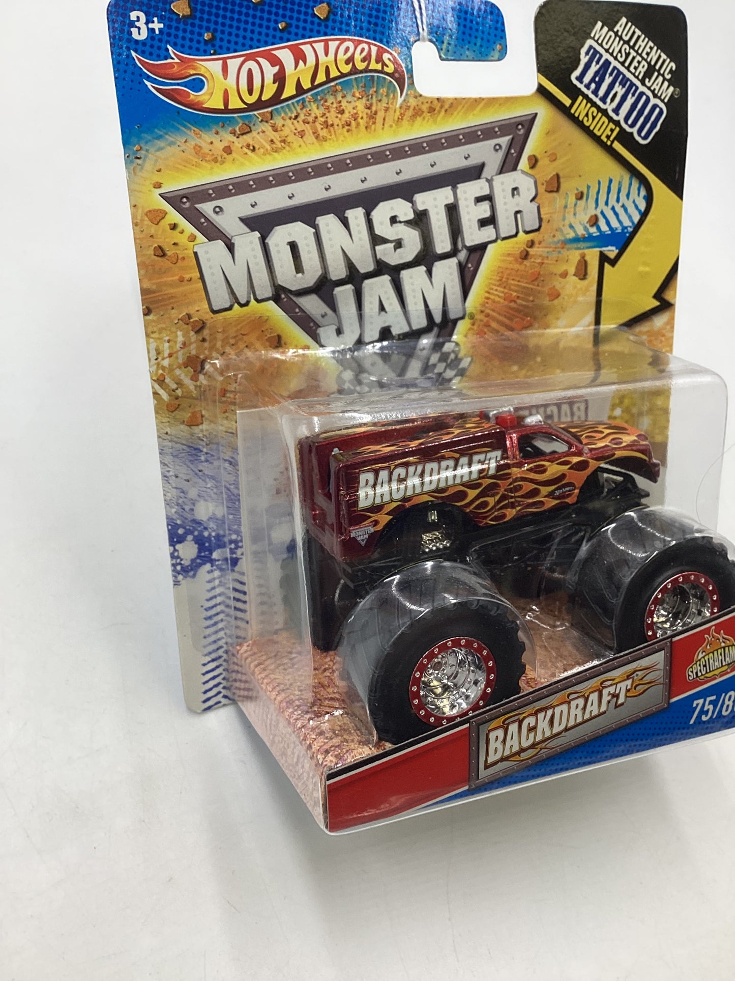 Hot Wheels Monster Jam Backdraft Spectraflame 124A