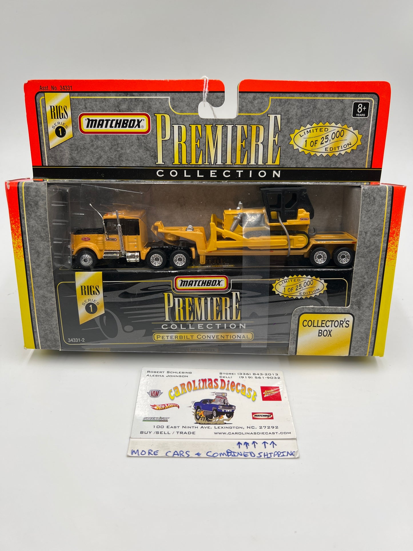Matchbox Premiere Rigs Series 1 Peterbilt Conventional Construction