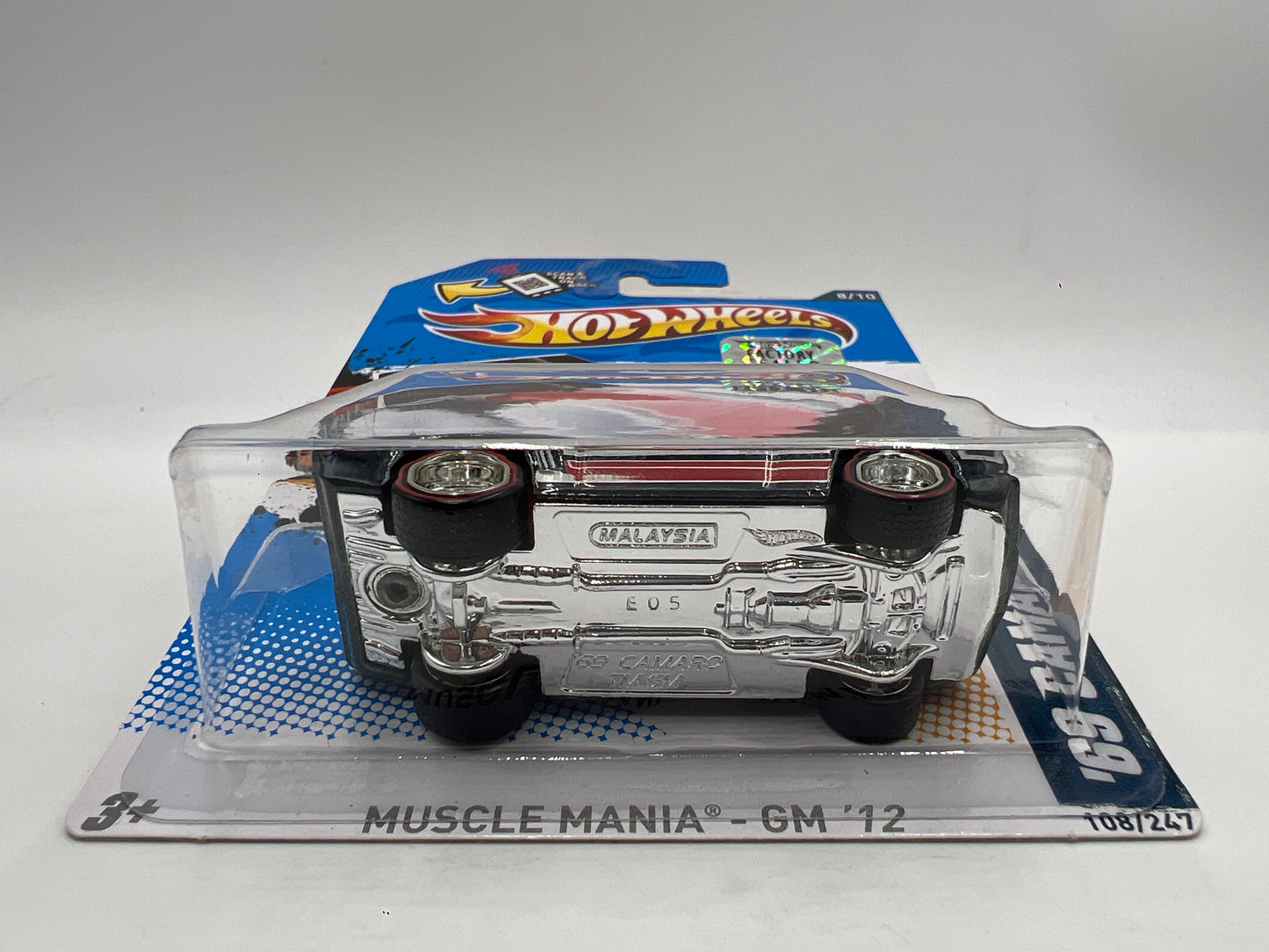 2012 Hot Wheels Factory Sealed Super Treasure Hunt #108 69 Camaro Convertible W/Protector