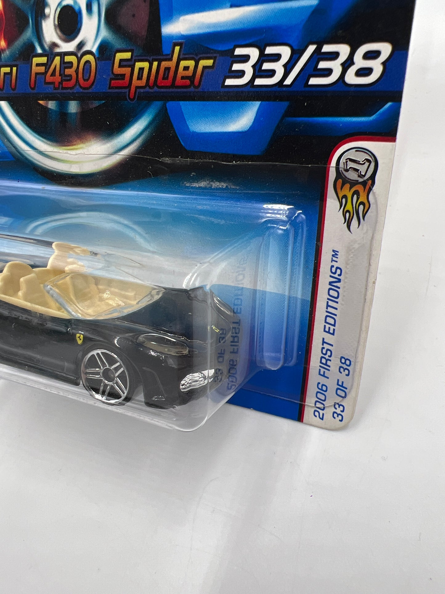 2006 Hot Wheels First Editions #033 Ferrari F430 Spider Black