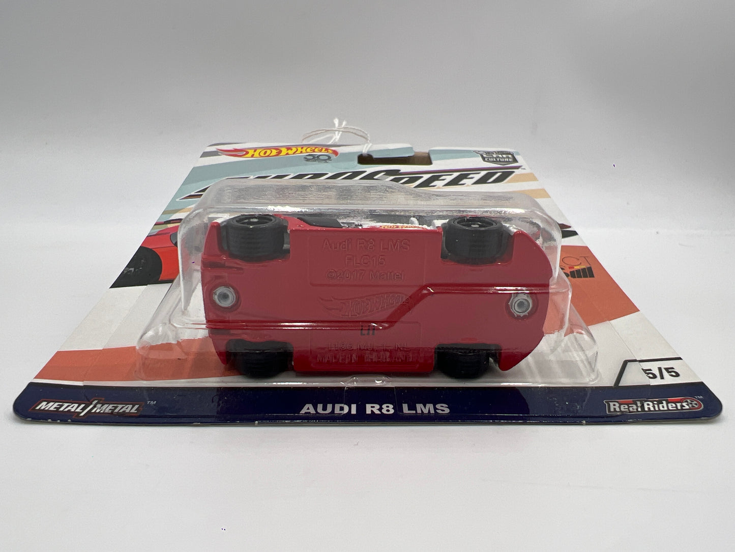 2018 Hot Wheels Premium Euro Speed #5 Audi R8 LMS White/Red 243C