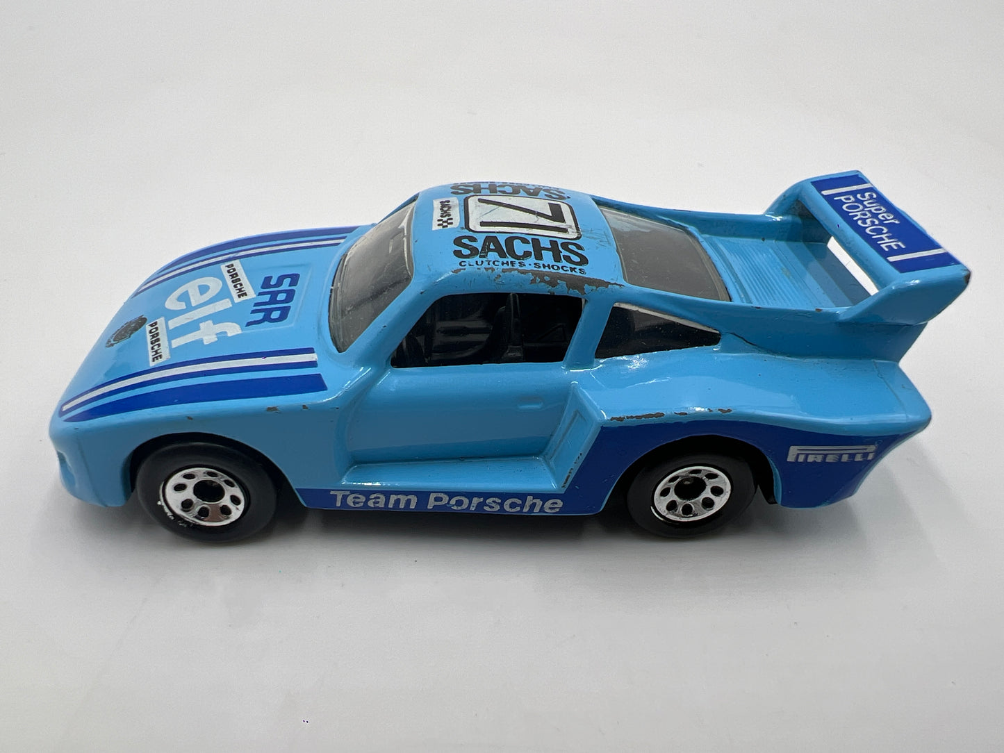 Matchbox 1983 Superfast 1:57 Racing Porsche 935 Blue Loose