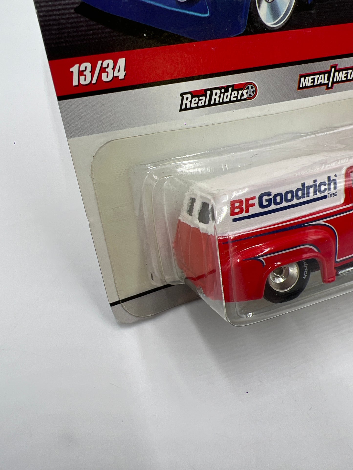 Hot Wheels Slick Rides #13 56 Ford BF Goodrich Red 243A
