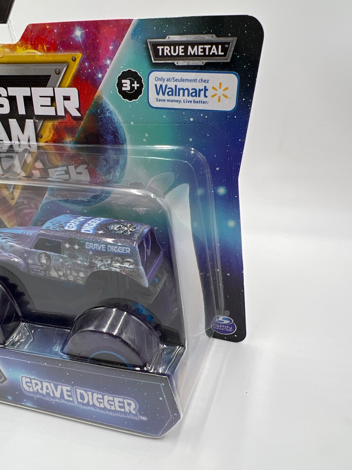 Monster Jam Gears And Galaxies Walmart Exclusive Special Edition Blue Thunder & Grave Digger
