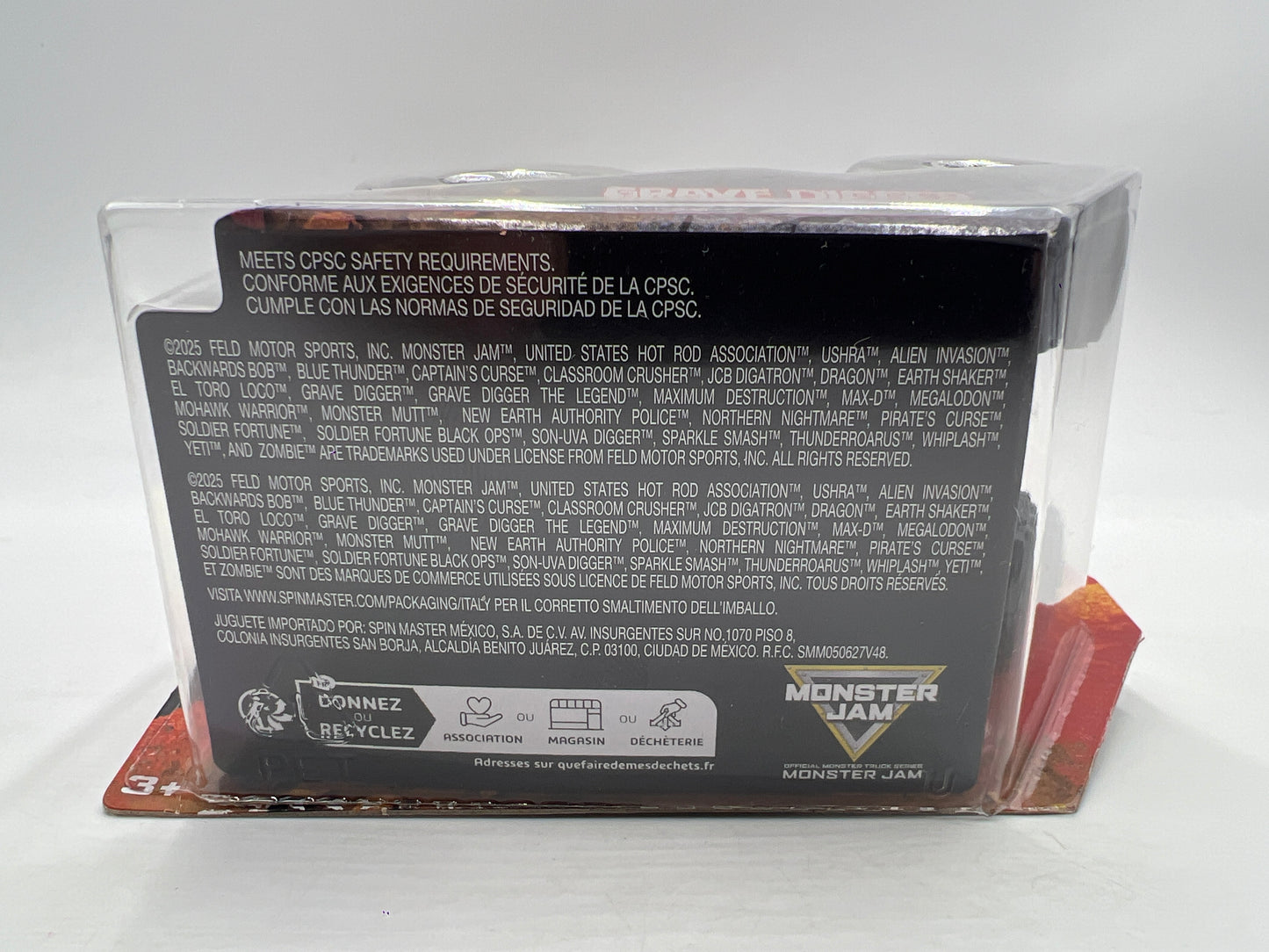 Monster Jam Series 1 Grave Digger Gray W/Green Wheels