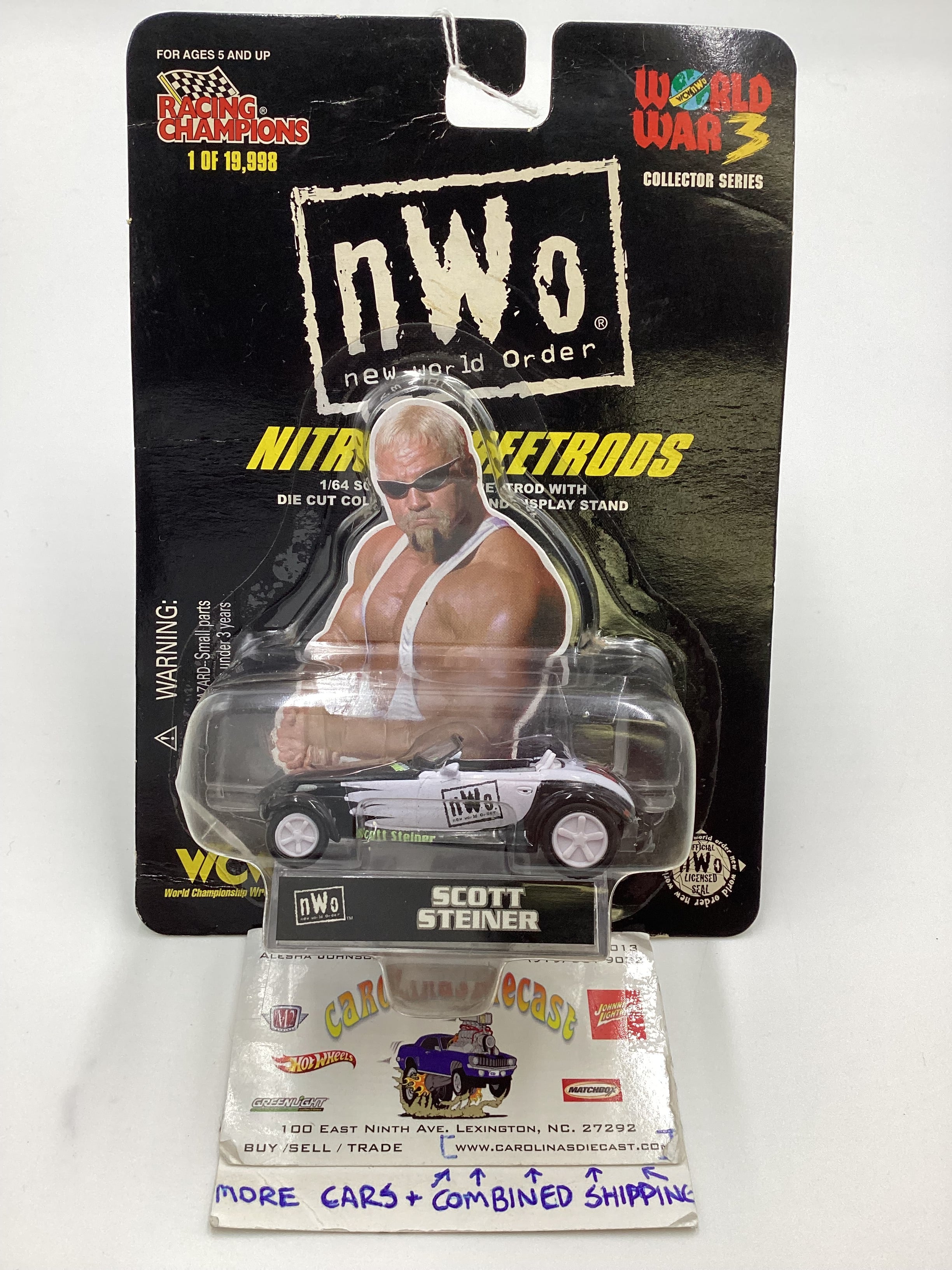 Racing Champions NWO Nitro Streetrods Scott Steiner 97 Plymouth