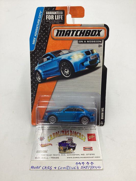 2014 Matchbox Adventure City #71 BMW M1 Blue 208F