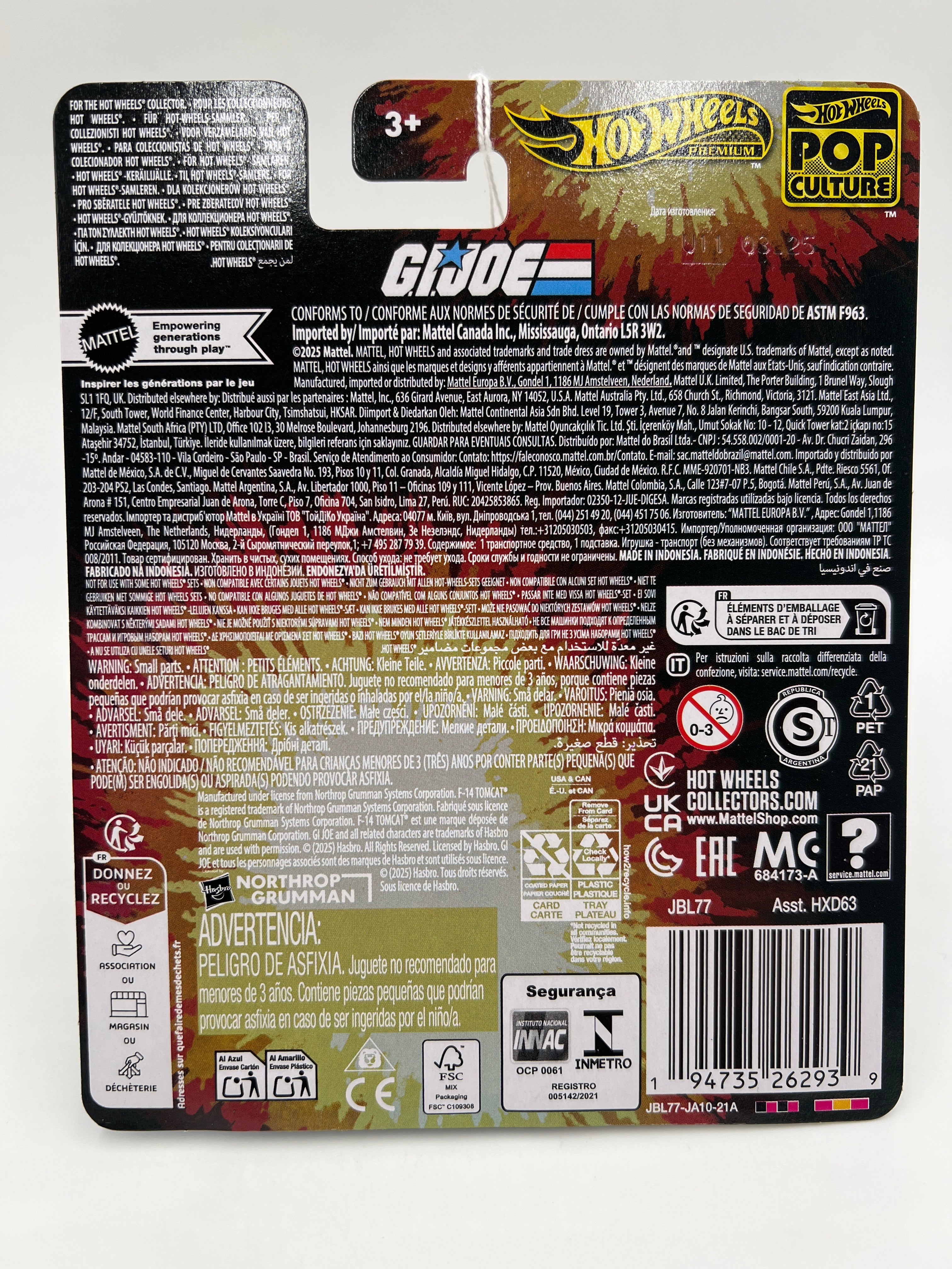 2025 Hot Wheels Premium Pop Culture G.I. Joe Combat Jet Skystriker