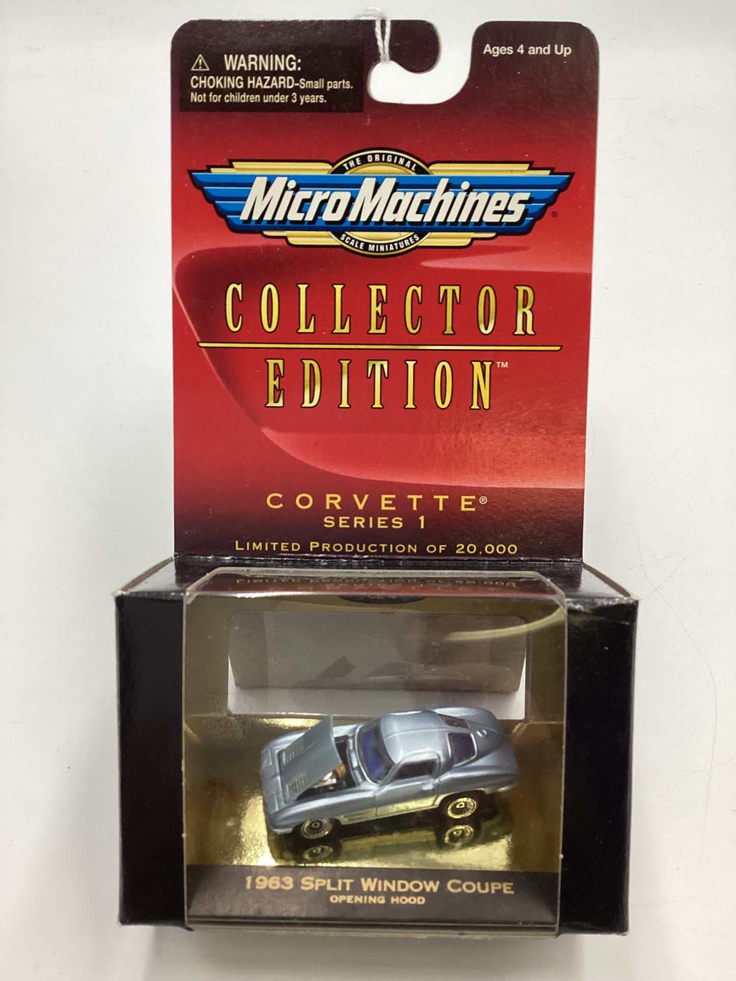 Micro Machines Collectors Edition Corvette Series 1 1963 Split Window Coupe Light Blue 1/20000 SR CE4