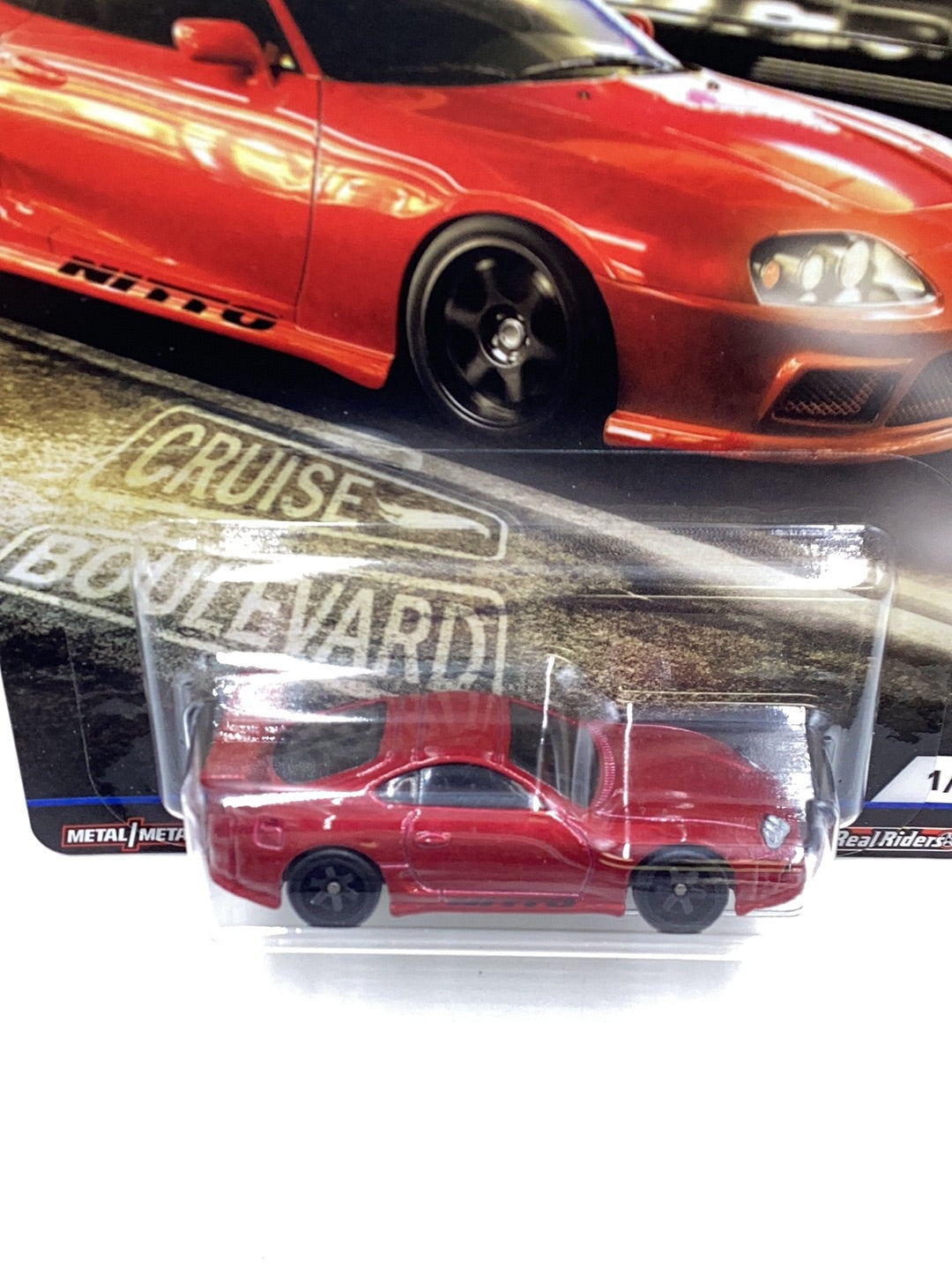 Hot Wheels Cruise boulevard Toyota Supra 1/5 with protector