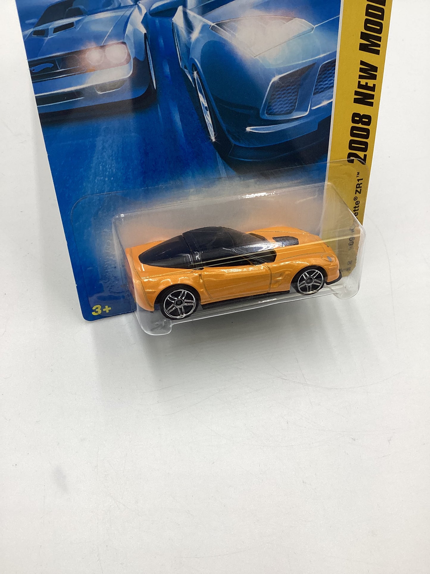 2008 Hot Wheels New Models #9 09 Corvette ZR1 Yellow Kmart Exclusive 239C