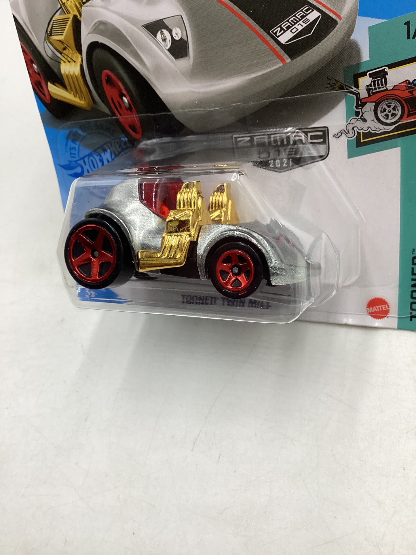 2021 Hot Wheels #013 Tooned Twin Mill Zamac