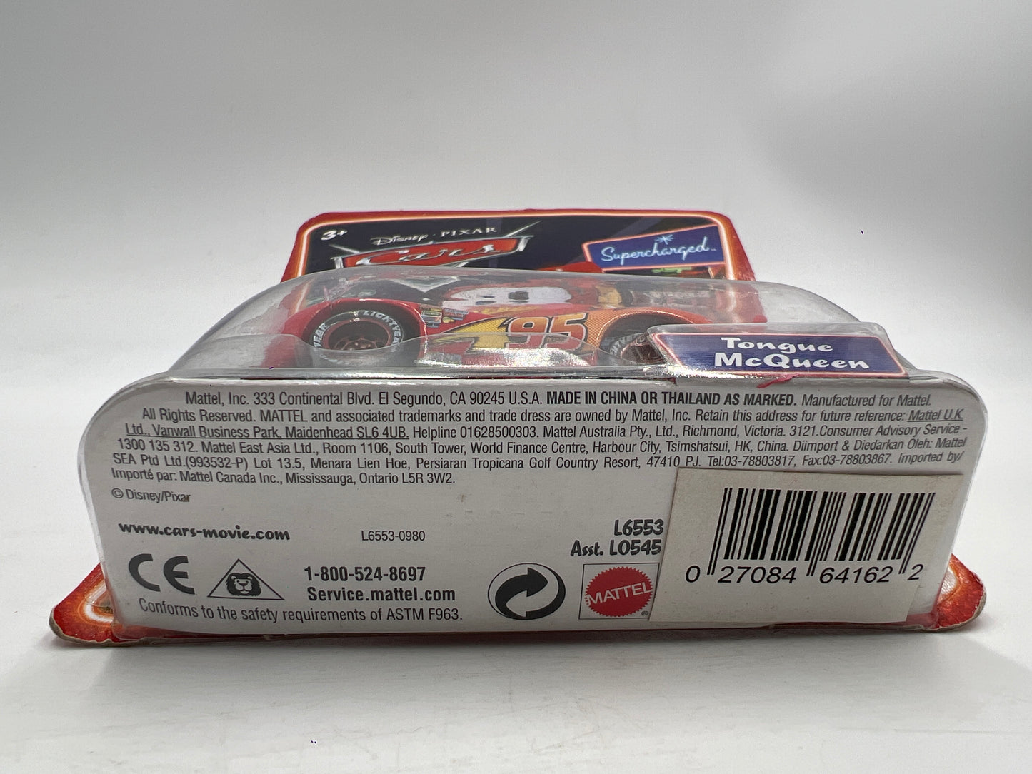 Disney Pixar Cars Supercharged Tongue McQueen