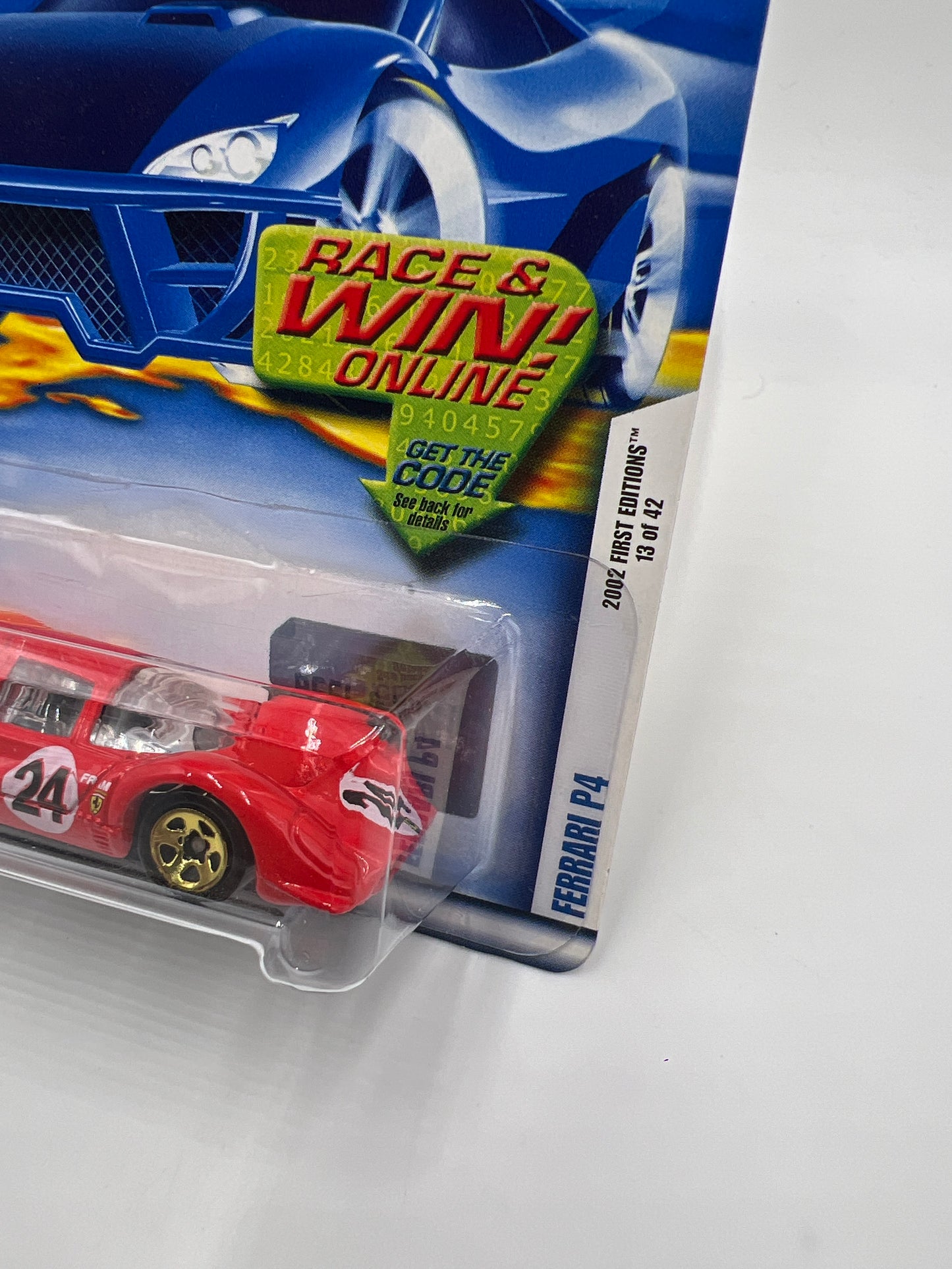 2002 Hot Wheels First Editions #25 Ferrari P4 Red