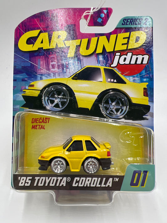 2025 MGA Car Tuned JDM Series 2 #1 85 Toyota Corolla Yellow 178J