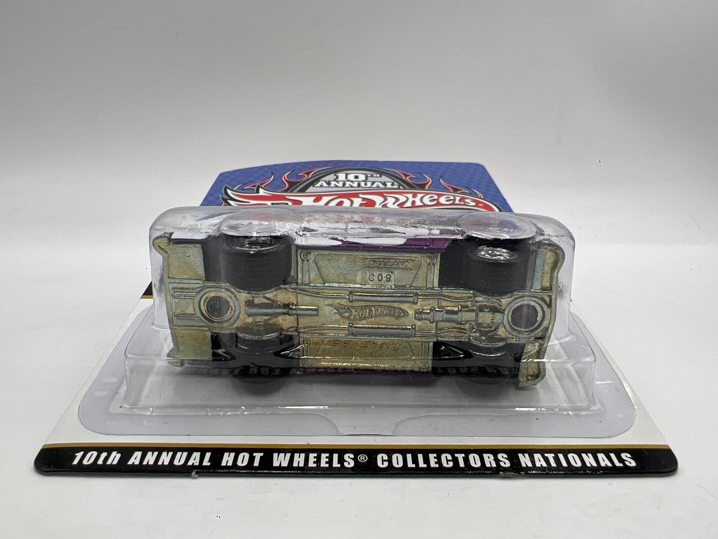 2010 Hot Wheels 10th Annual Collectors Nationals MO #1608/2400 56 Chevy W/Protector