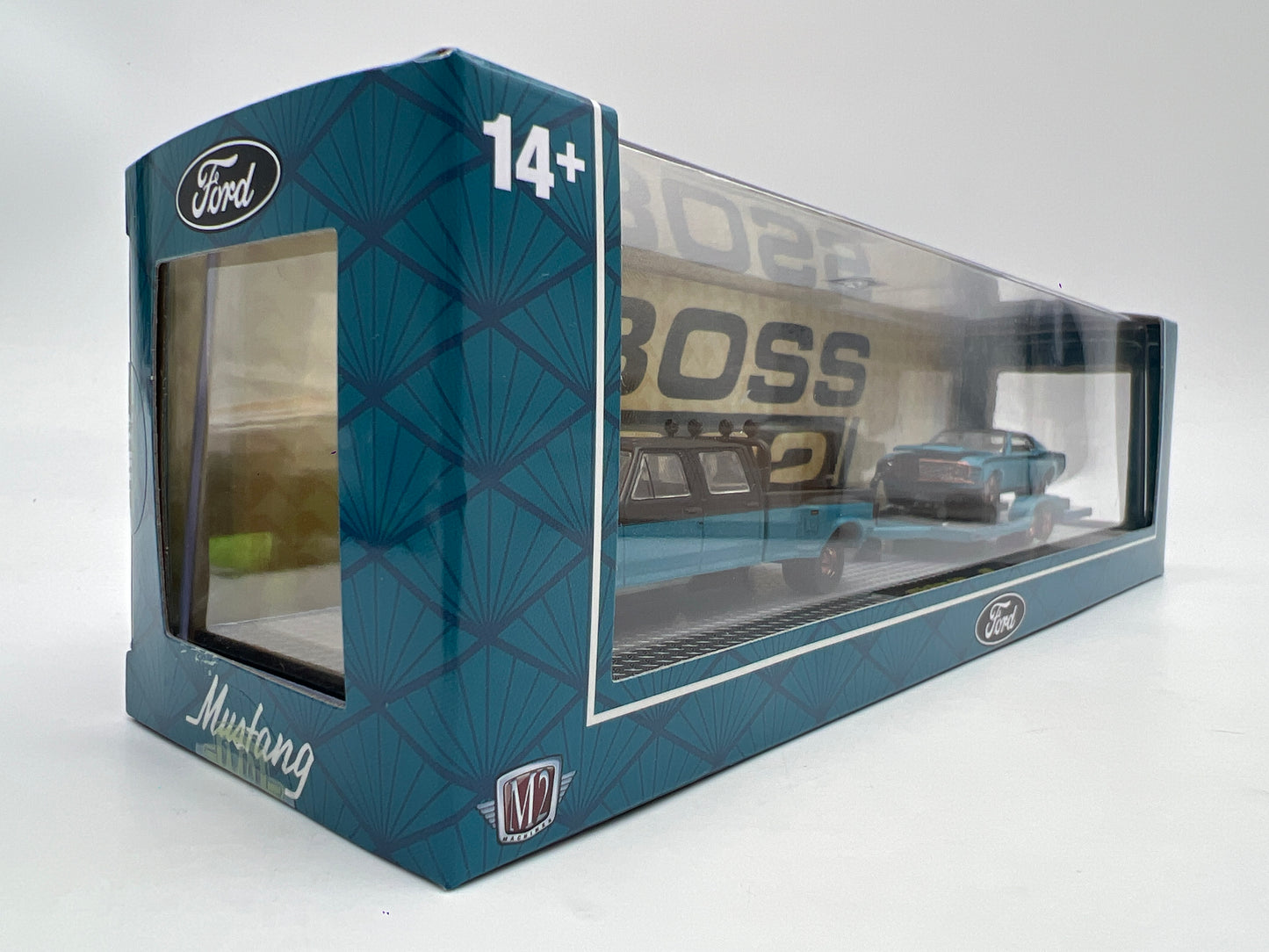 M2 Machines R99 Auto Haulers CHASE 1970 Ford Mustang Custom & 1990 Ford F-350 Dually