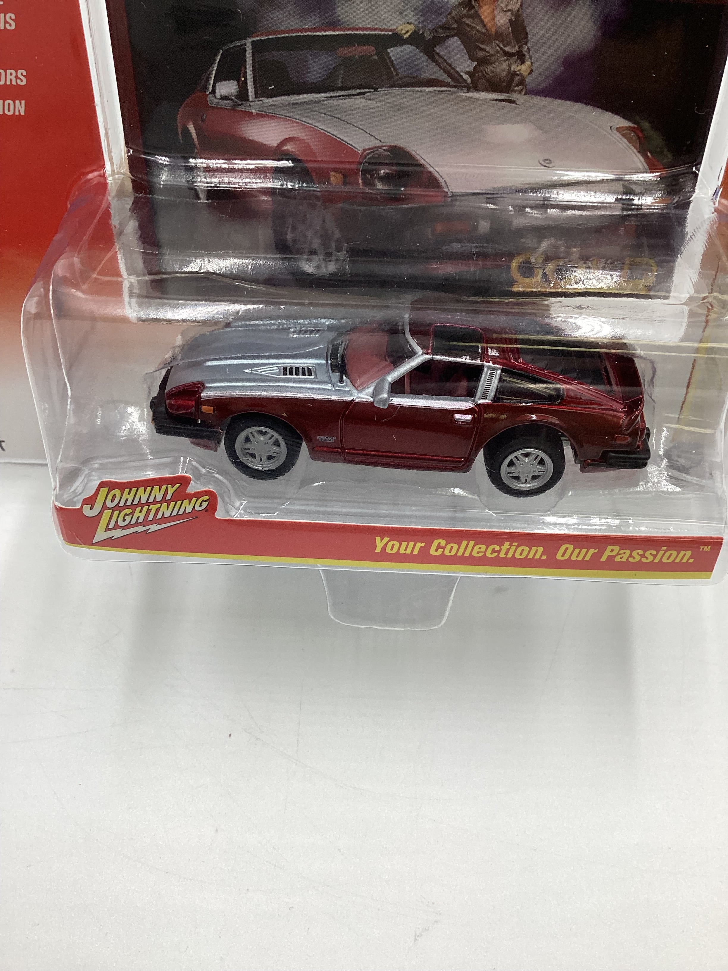 【JOHNNY】 Johnny Lightning Classic Gold #8 1981 Datsun 280ZX Turbo Red 218E