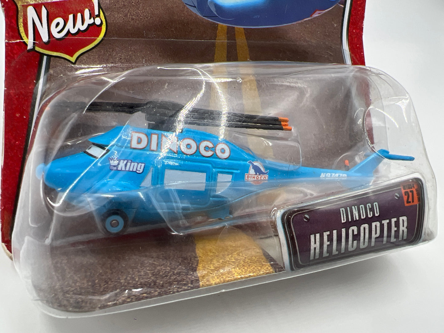 Disney Pixar The World Of Cars #27 Dinoco Helicopter 3