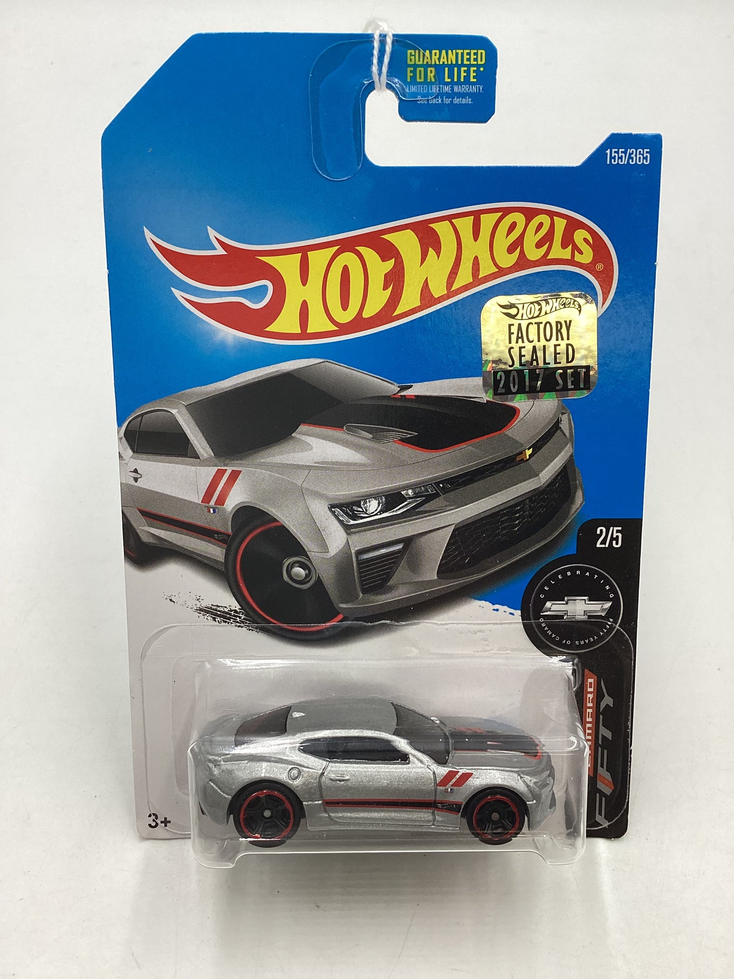 2017 Hot wheels #155 Factory Sealed Silver 16 Camaro SS 4B