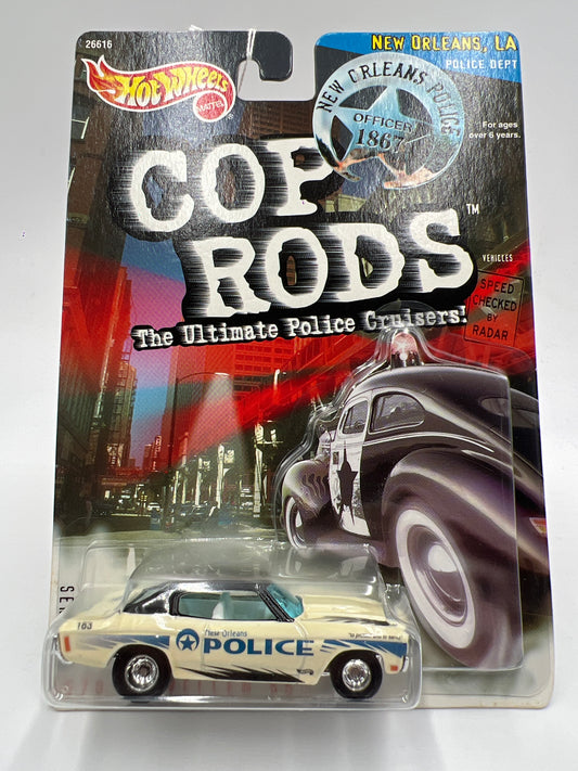 Hot Wheels Cop Rods Series 2 New Orleans LA 1970 Chevelle SS W/Real Riders