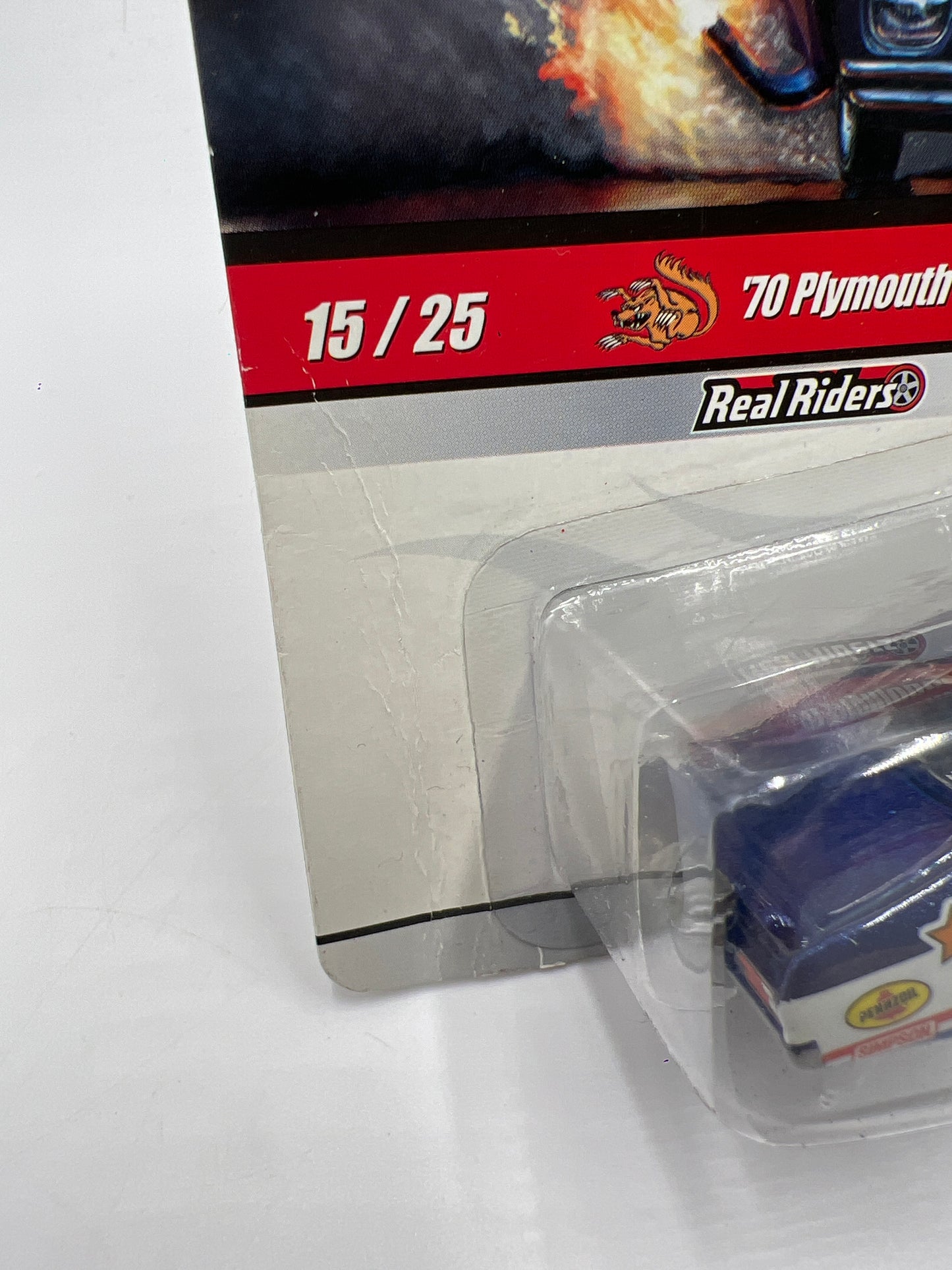 Hot Wheels Drag Strip Demons #15 70 Plymouth Duster F/C English Leather Mongoo$e Duster Blue Card Not Perfect