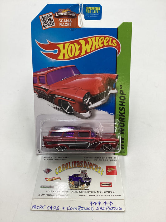 2015 Hot Wheels Workshop #225 8 Crate Red 11C