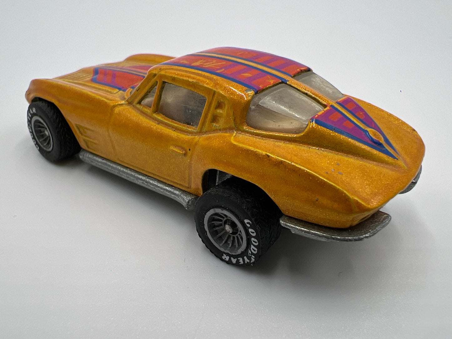 Hot Wheels 1/64 Blackwall Real Riders Hi Raker 63 Split Window Corvette Dark Yellow Loose