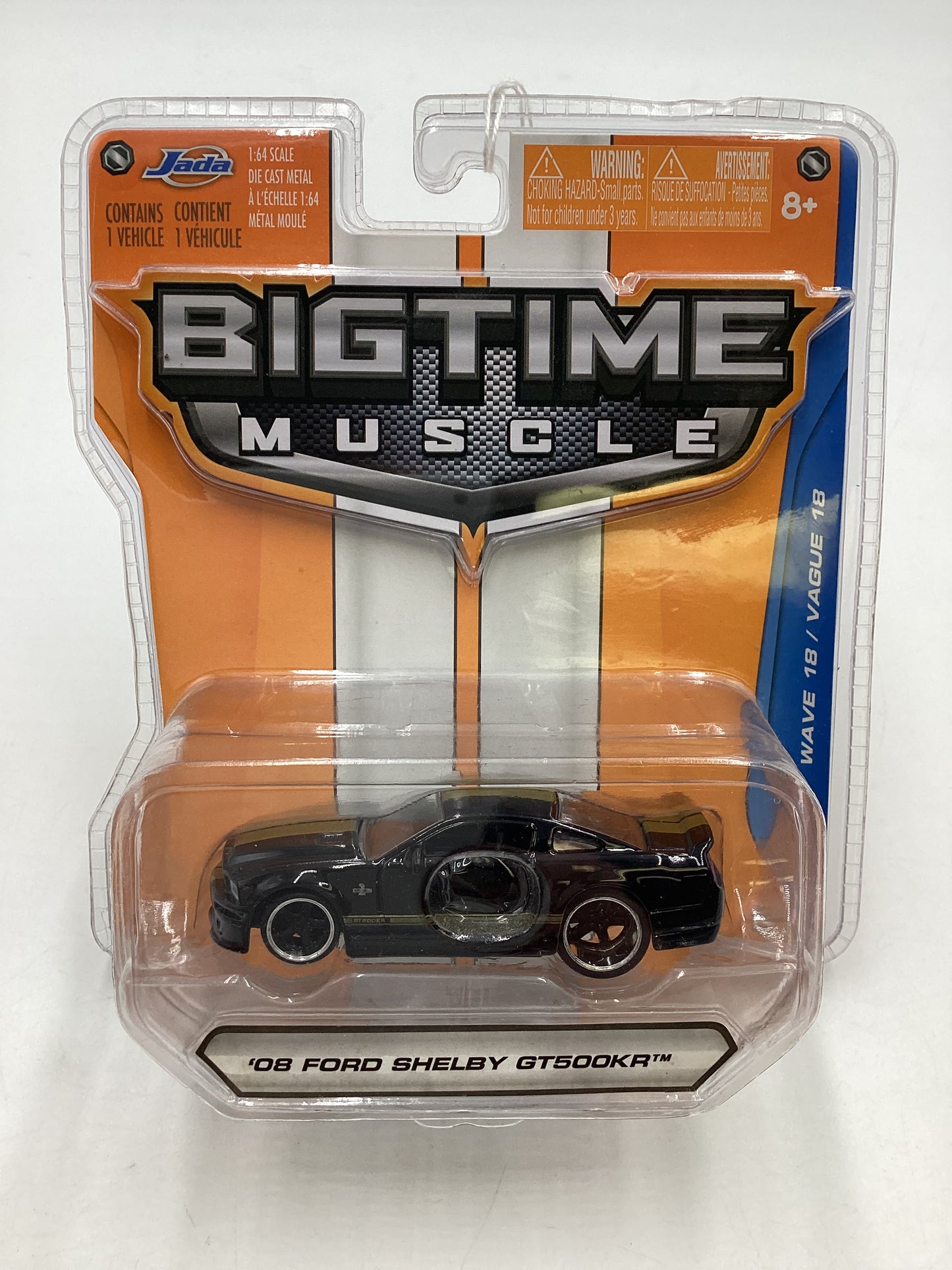 Jada Big Time Muscle Wave 18 08 Ford Shelby GT500KR 214G