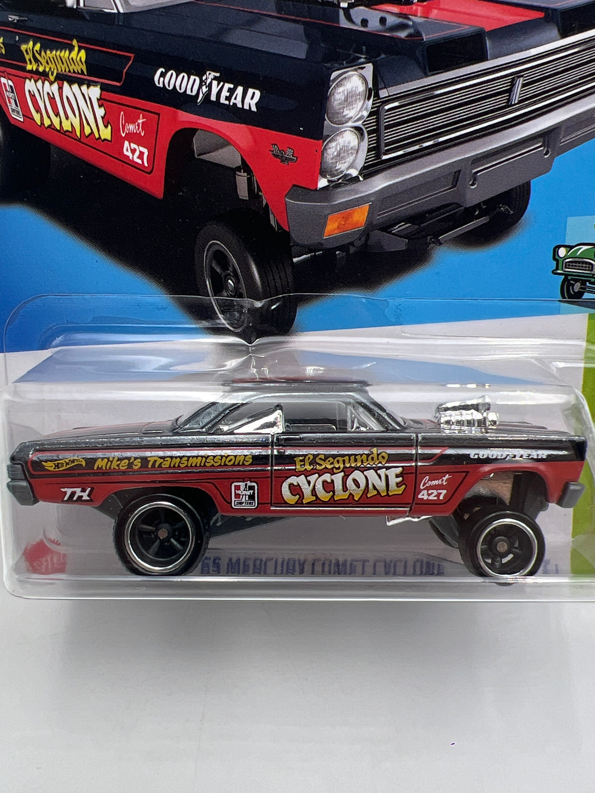 2023 Hot Wheels Super Treasure Hunt #199 65 Mercury Comet Cyclone W/Protector