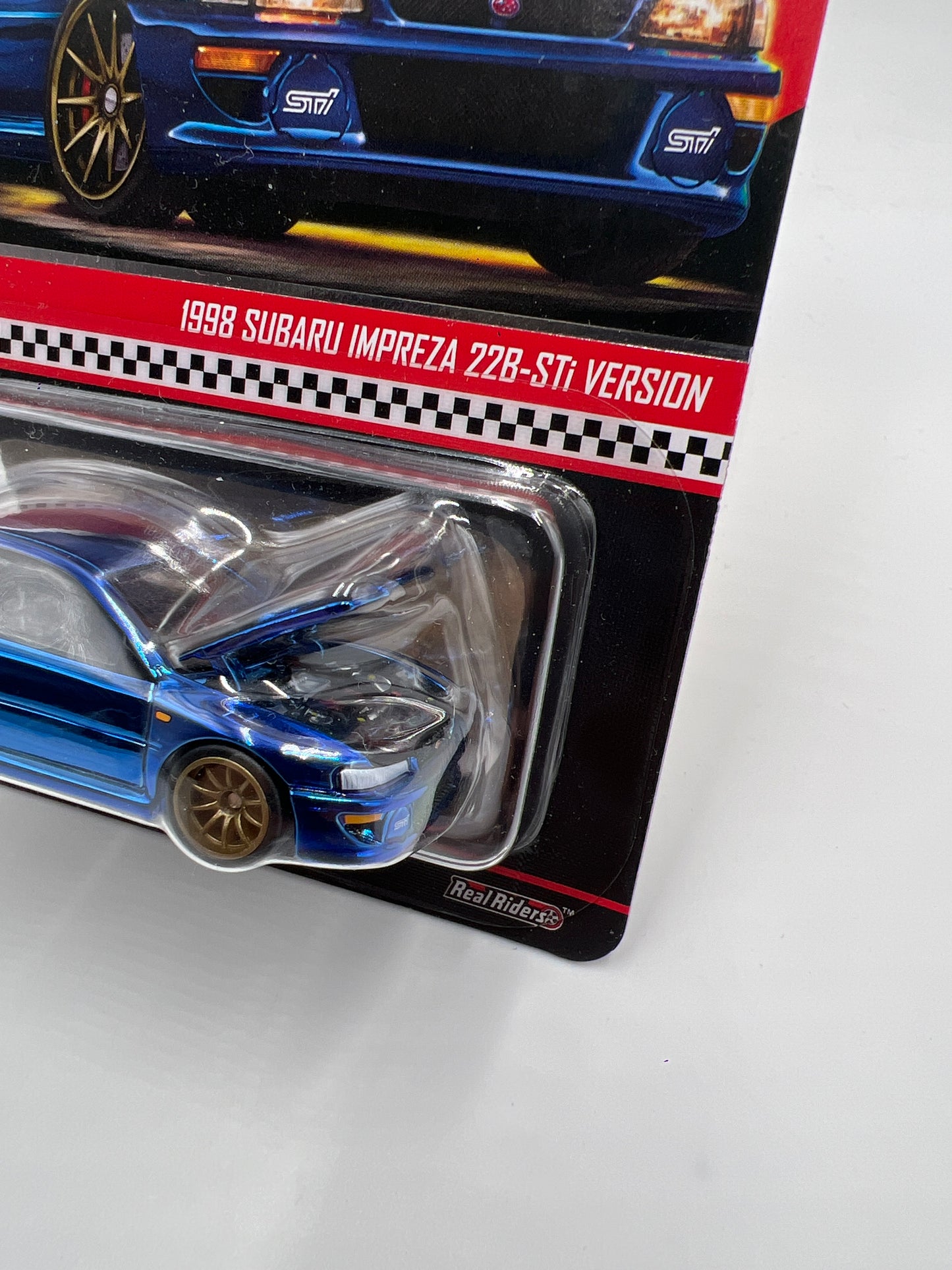 2025 Hot Wheels RLC Exclusive 1998 Subaru Impreza 22B-STi Version Blue W/Protector