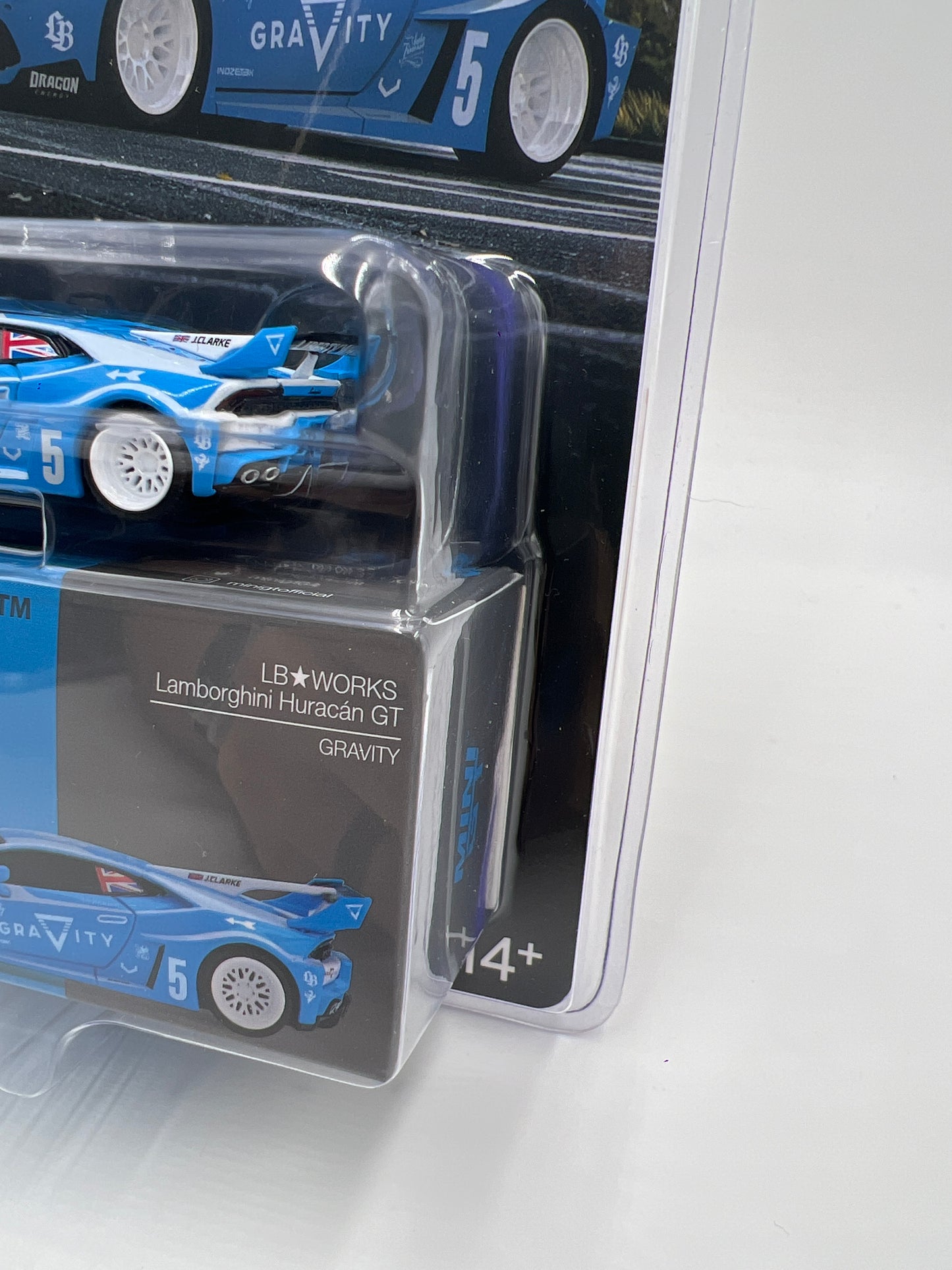 Mini GT #1055 LB Works Lamborghini Huracan GT Gravity Blue