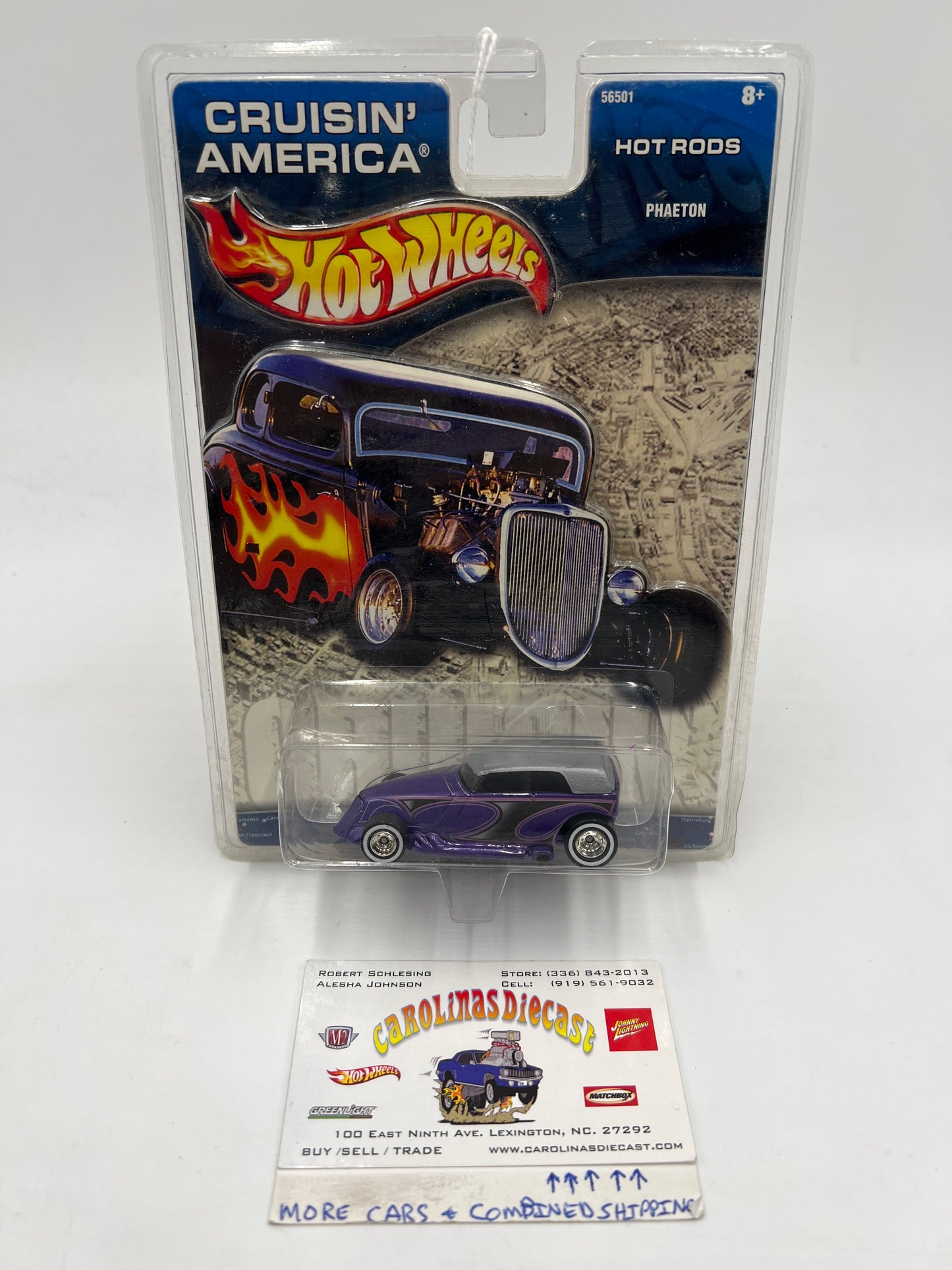 Hot Wheels Cruisin America Hot Rods Phaeton Purple SR