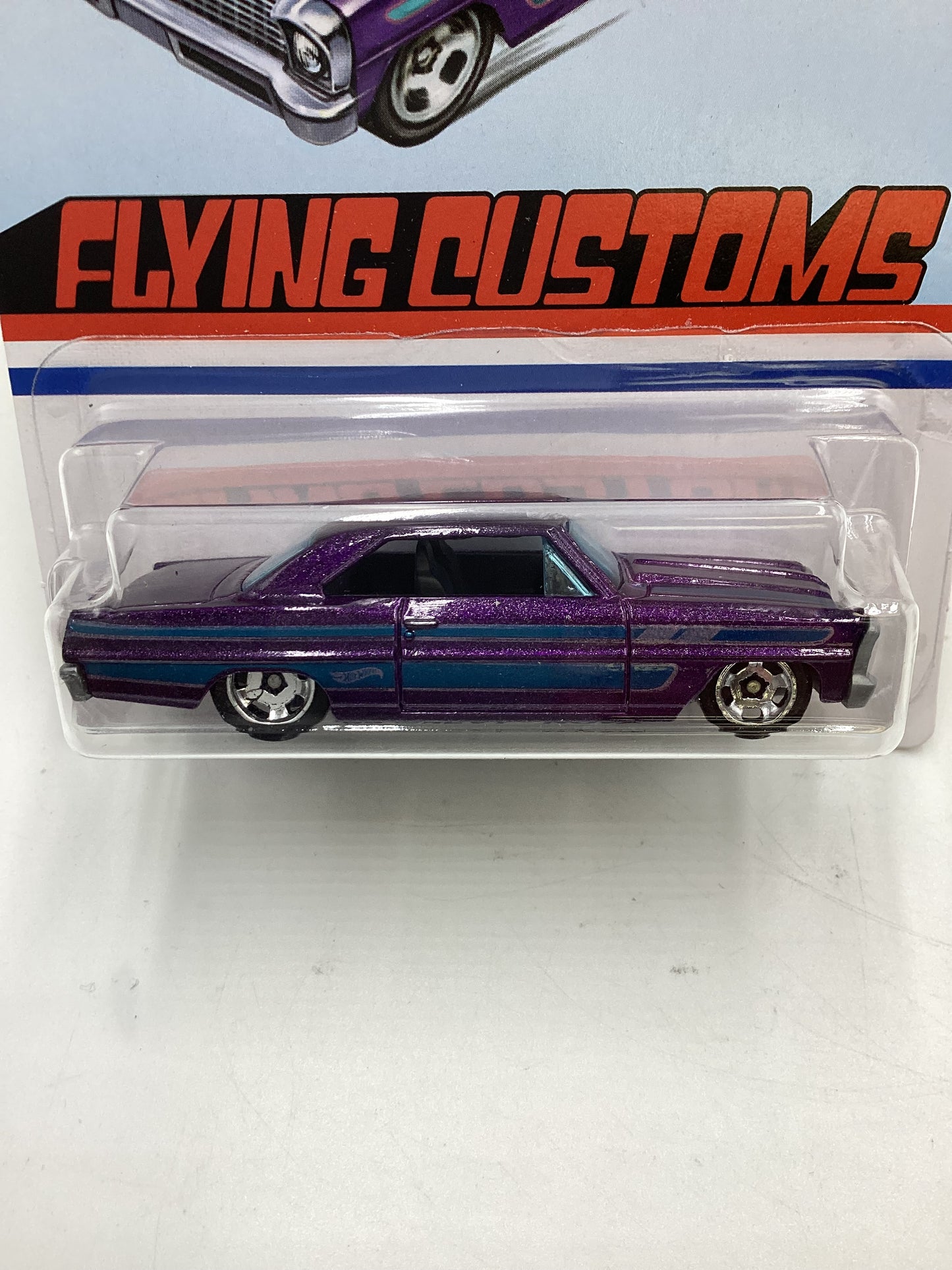 Hot Wheels Target Exclusive Flying Customs 66 Chevy Nova Purple 153H