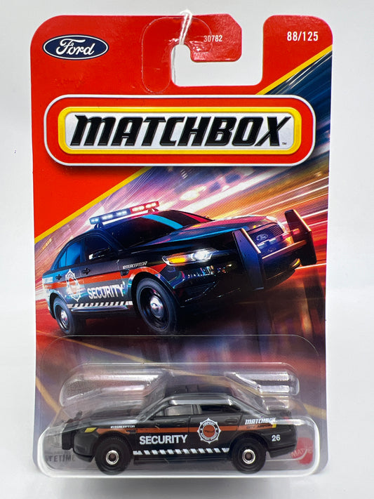 2026 Matchbox #88 Ford Police Interceptor Black 216G