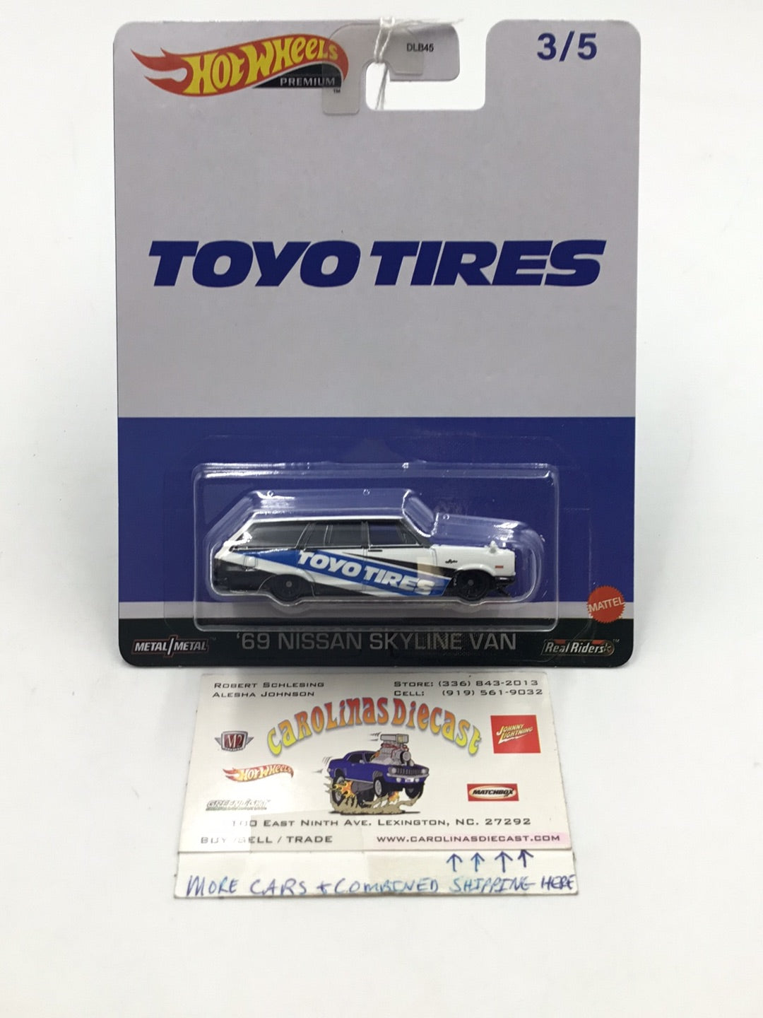 2023 Hot wheels Pop Culture Speed Graphics Toyo Tires 69 Nissan Skyline Van 3/5 242C